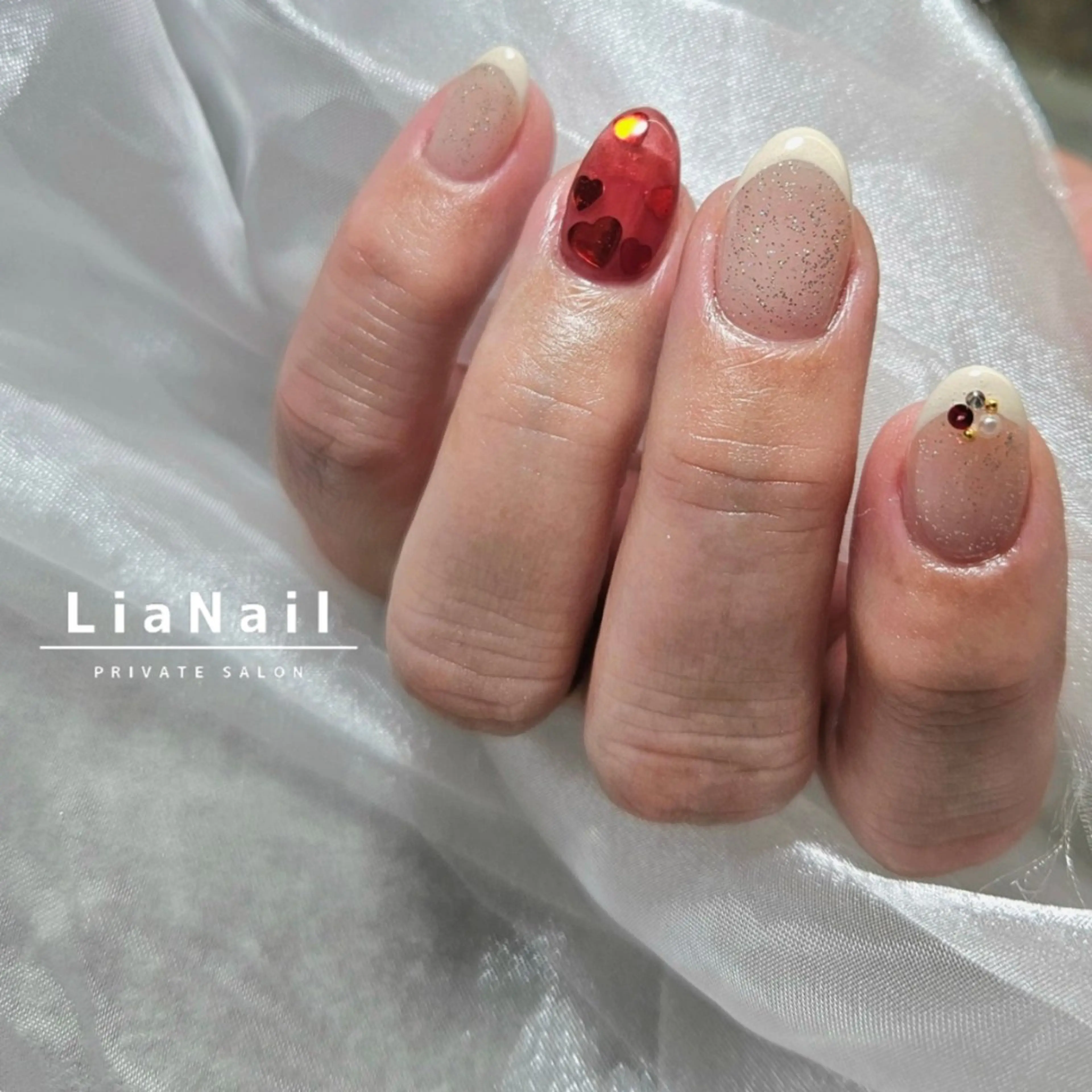 ネイル アートネイル ジェルネイル ハードジェル ハンドネイル Lia Nailのネイルデザイン