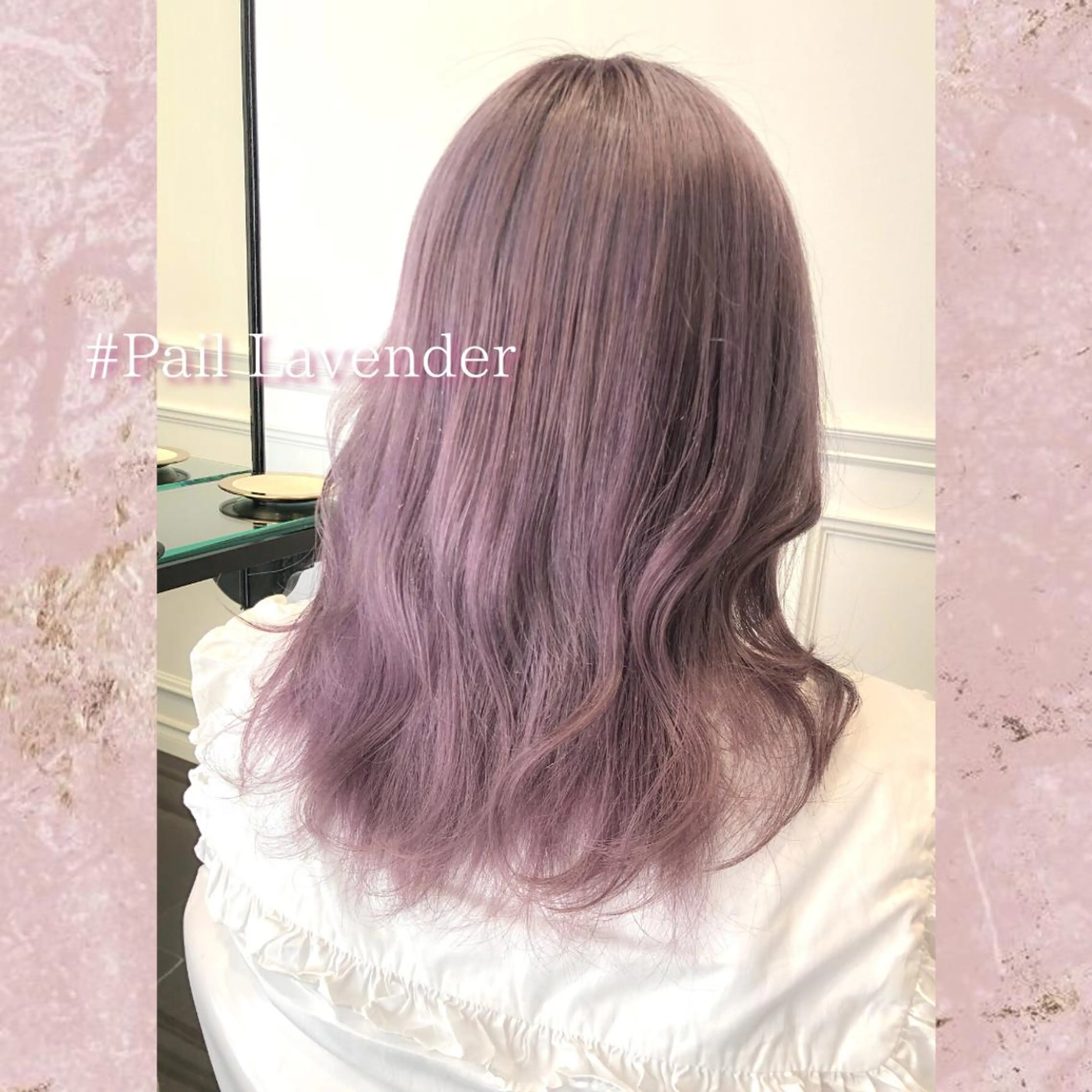 セミロング カラー ブリーチ ヘアカラー miyu /トレンド カラー×艶髪のヘアスタイル