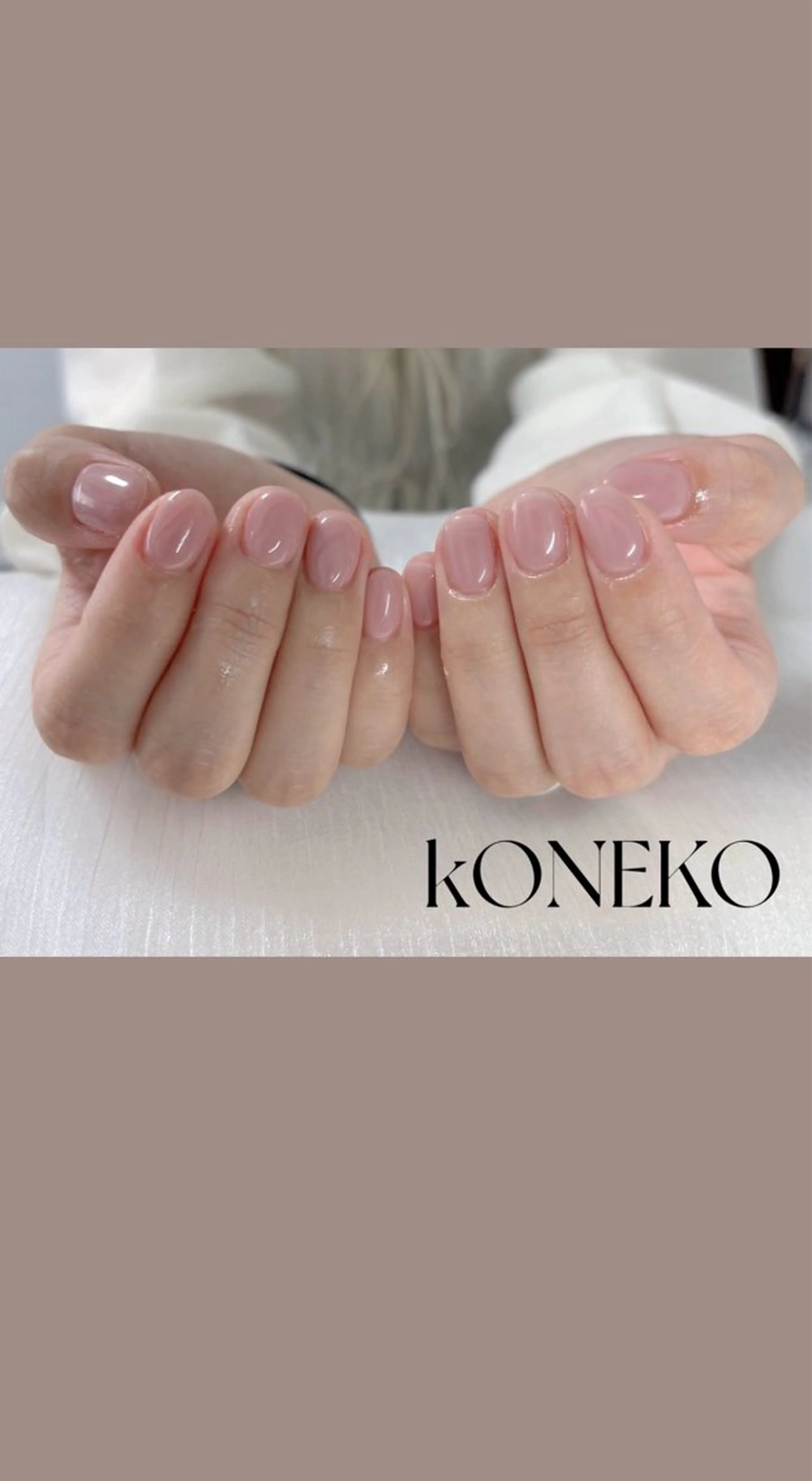 ネイル ハンドネイル コネコネイルサロン モデル用のネイルデザイン