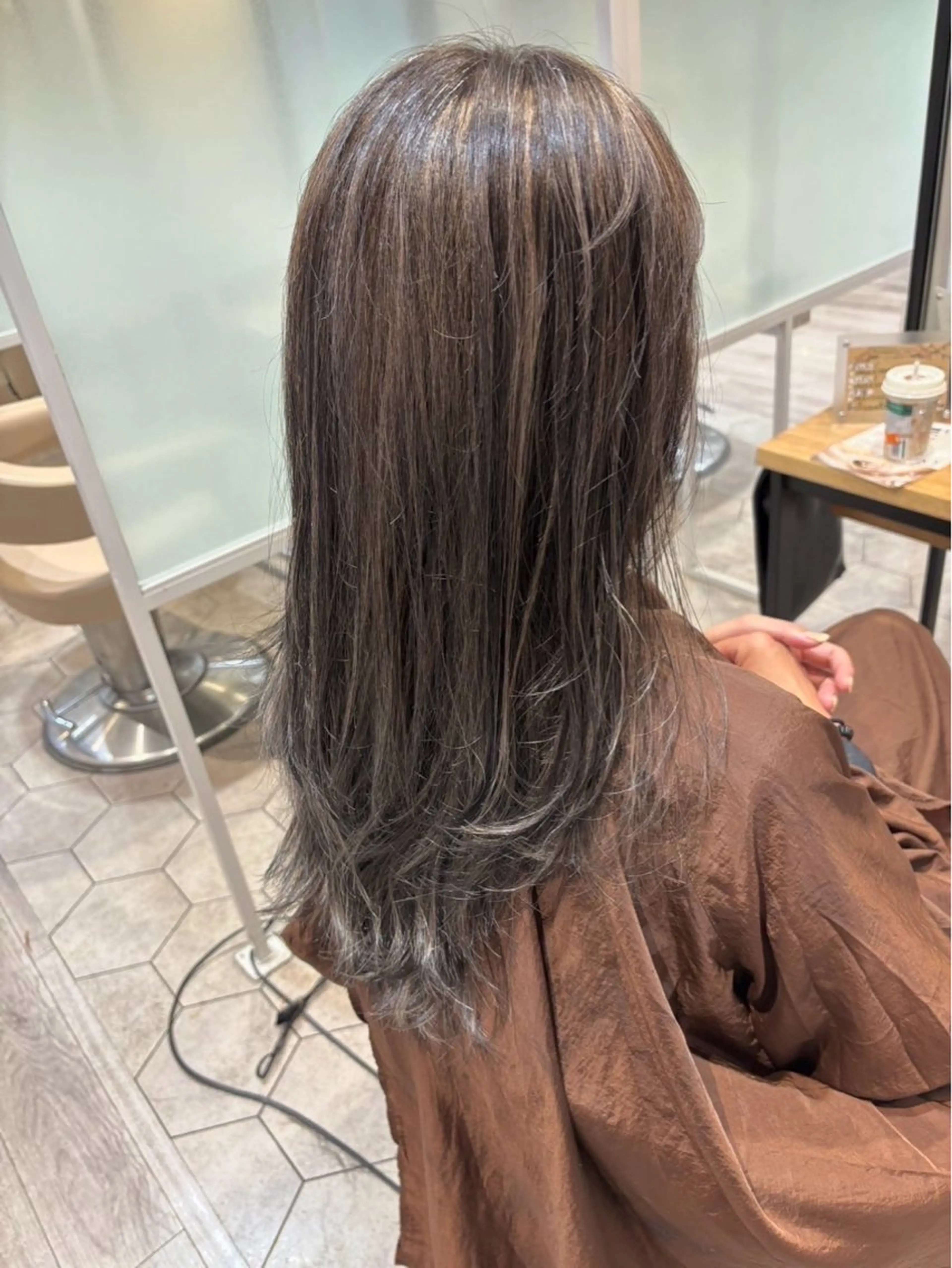 ✂️カット+外国人風ハイライト💫+カラー+トリートメント✨の写真