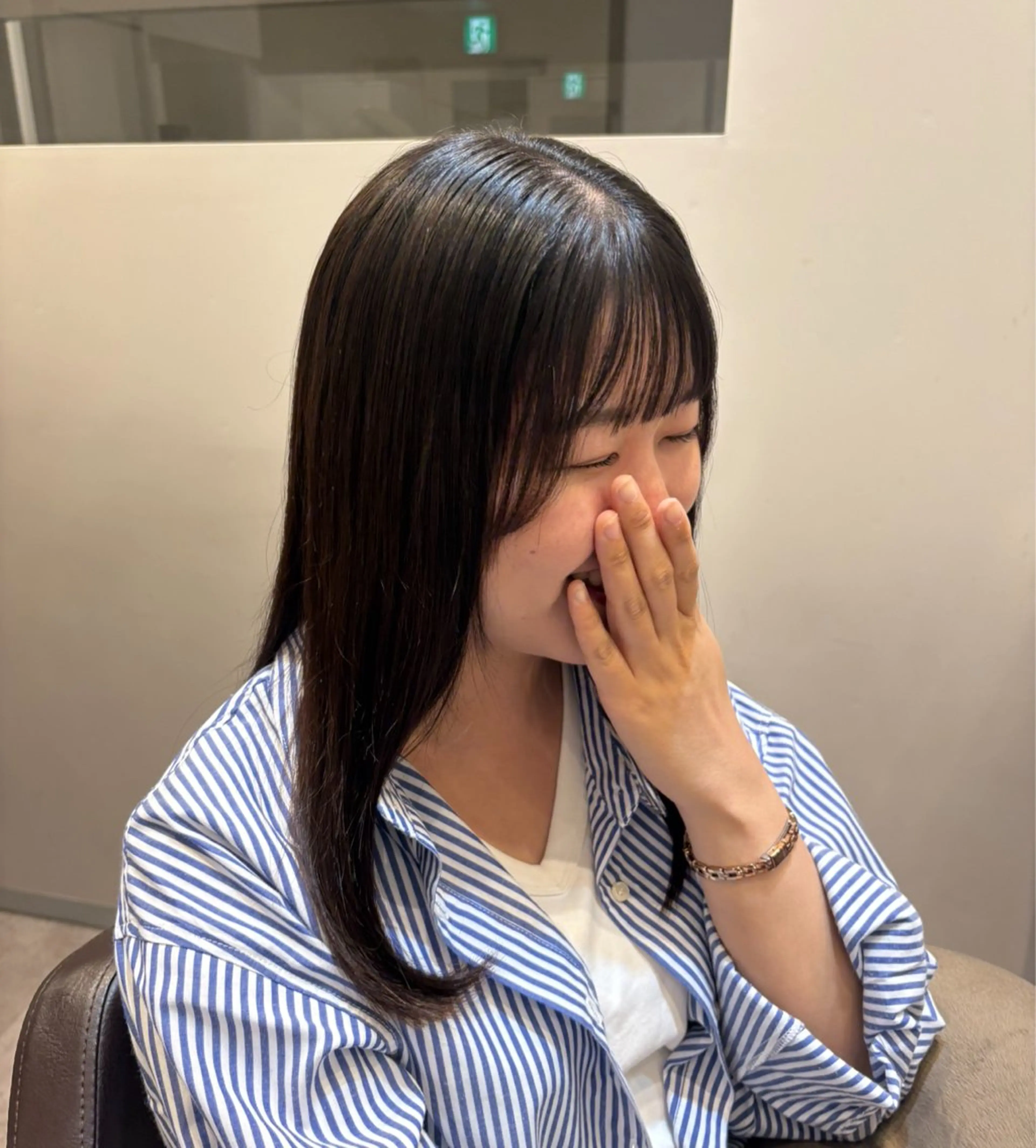 ロング 縮毛矯正 カット 縮毛矯正 山下ちひろ ／髪質改善カラーのヘアスタイル