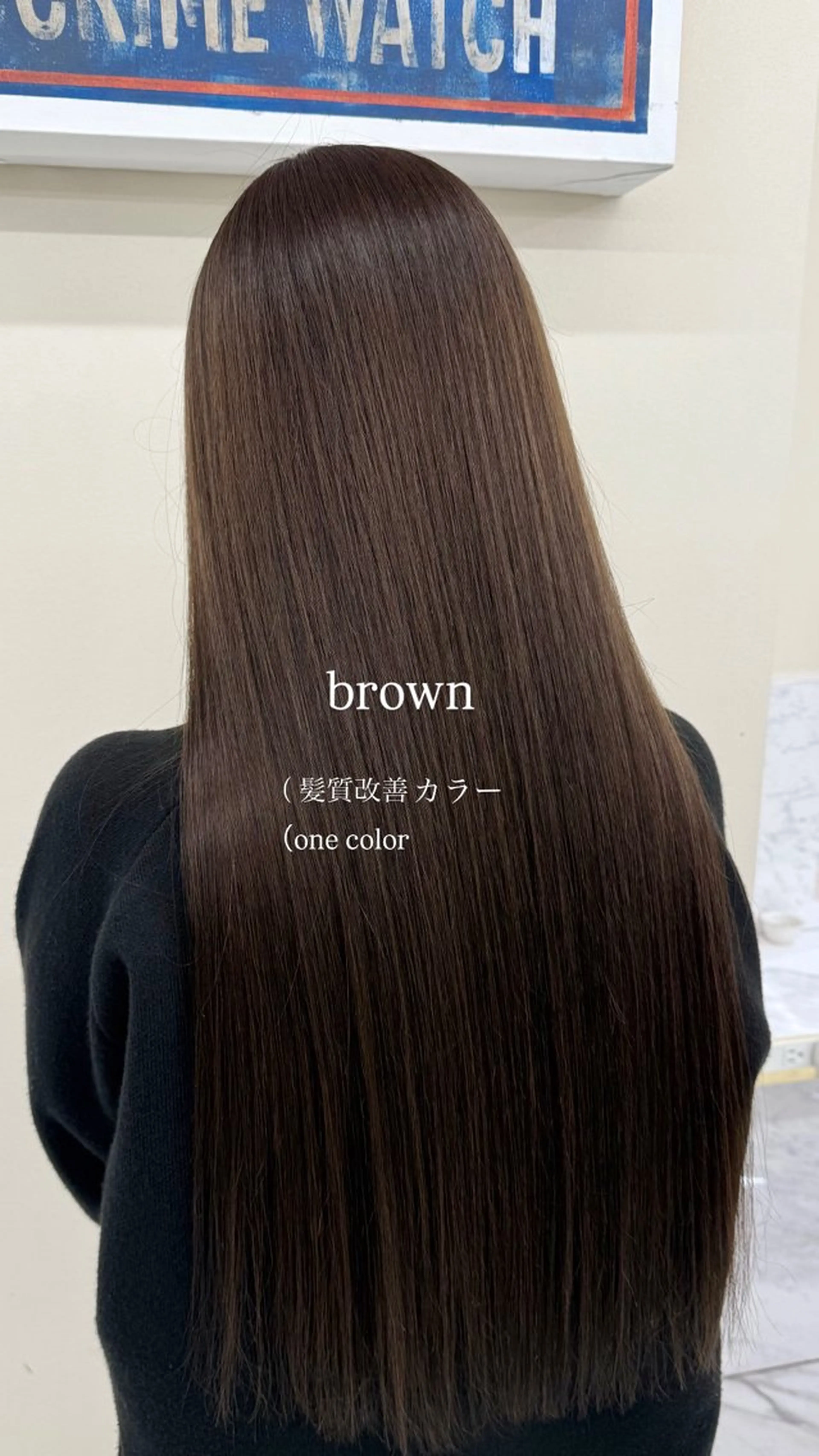 ロング カラー ワンホン×髪質改善 つのーか🩶🫧のヘアスタイル