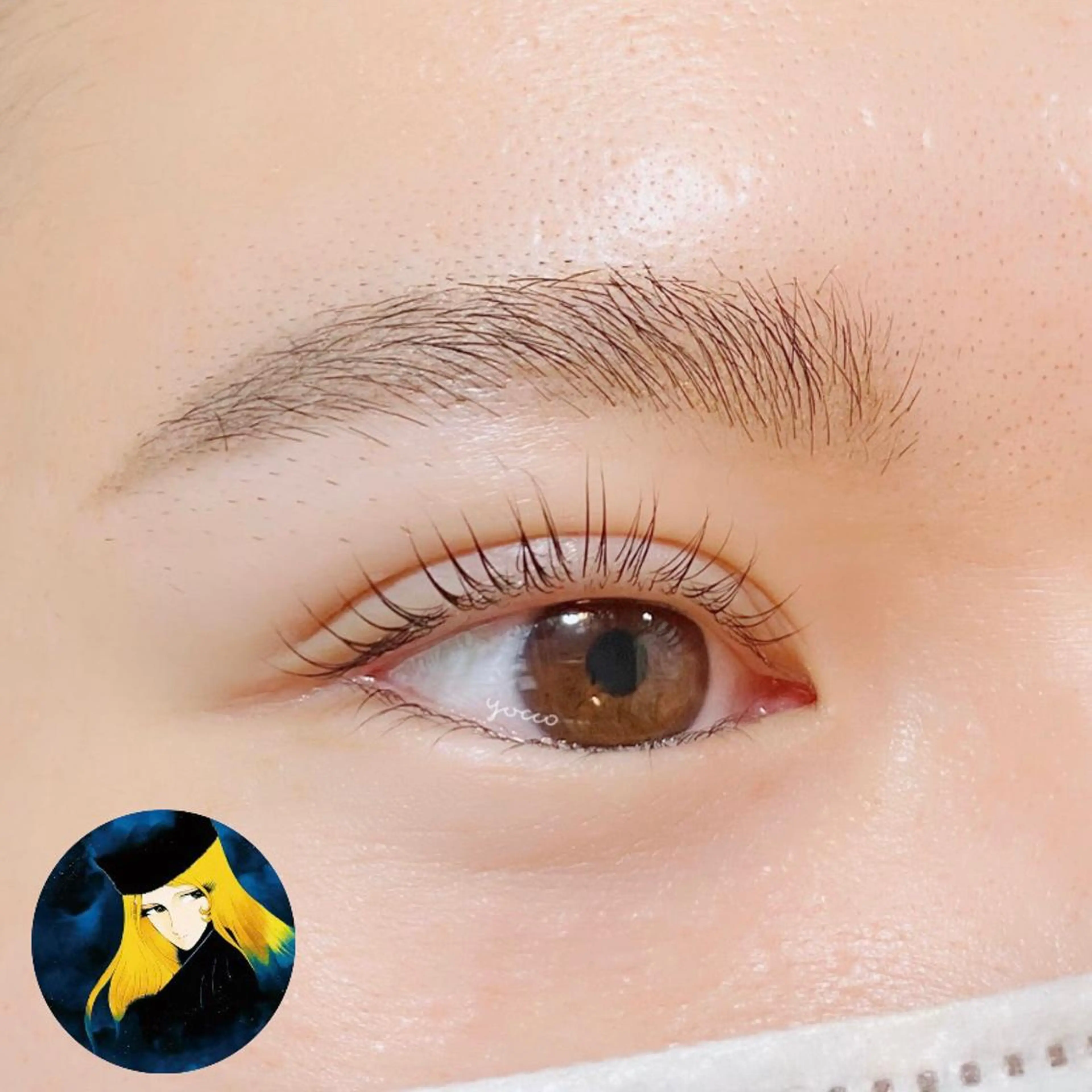 マツエク・マツパ 目尻長め eyetime所属・eyetime＊ 田中の眉毛・アイブロウイメージ