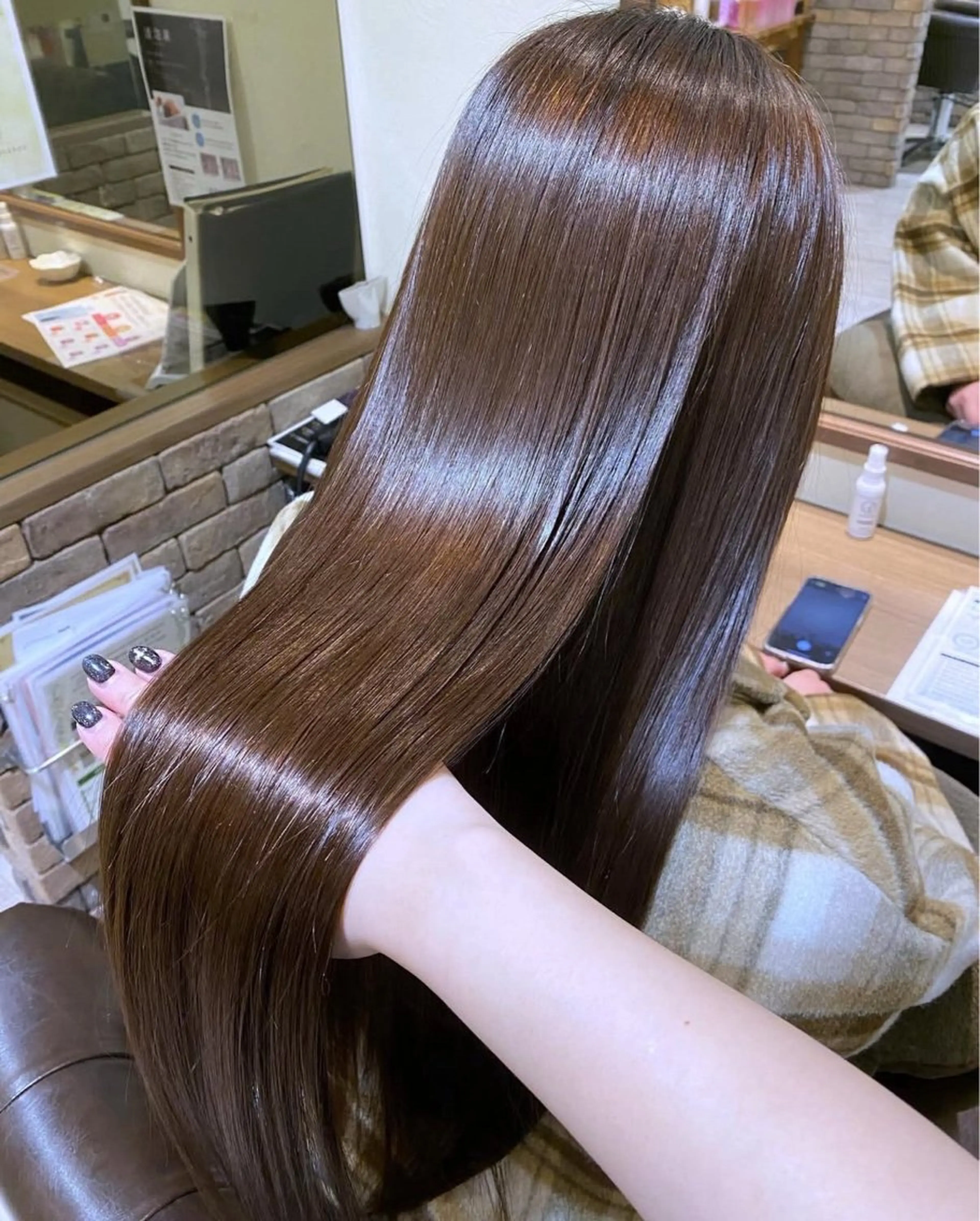 ロング カラー 🤍パーマ ‎🤍/のあのヘアスタイル