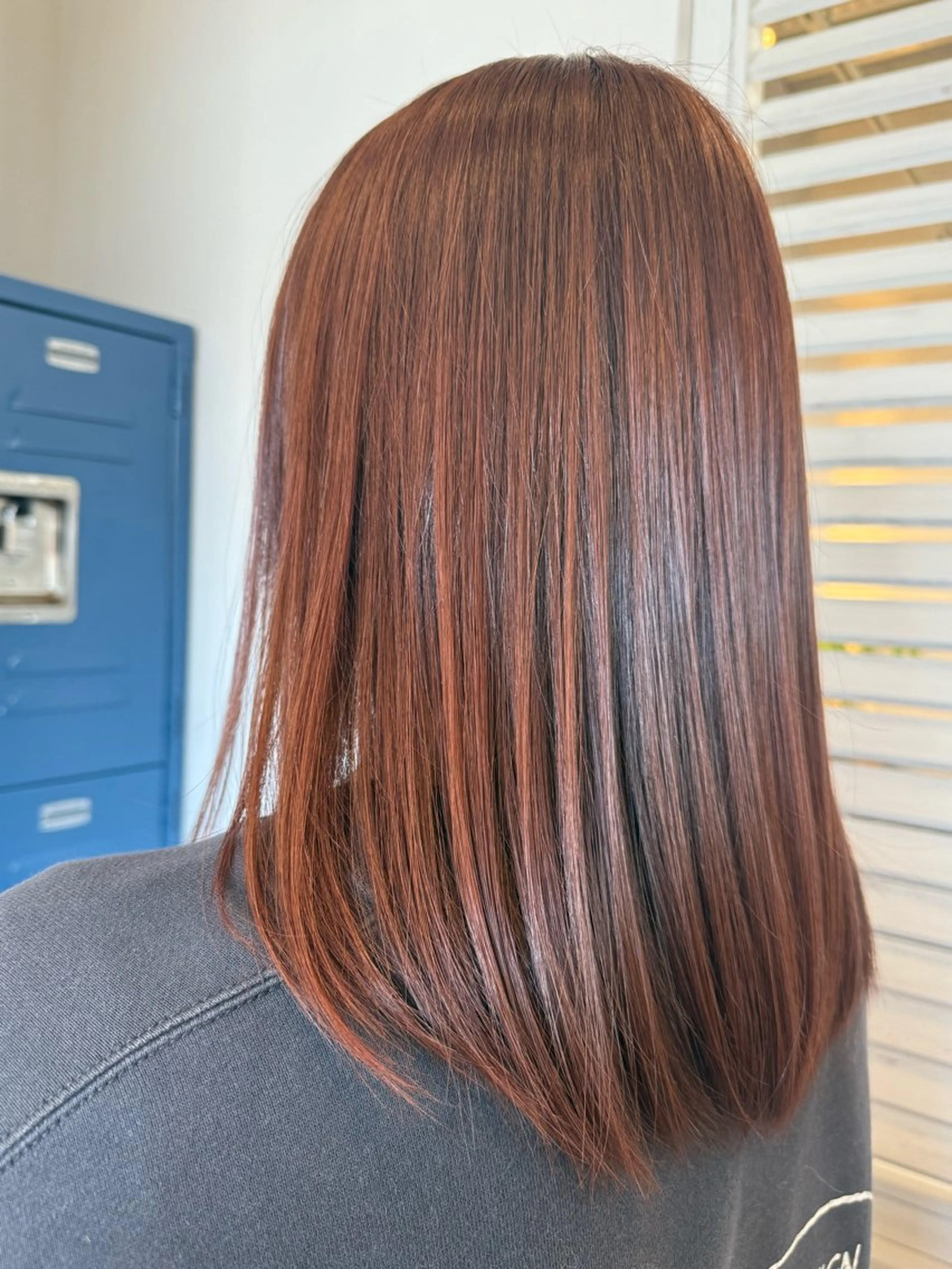 セミロング カラー 太田 結愛のヘアスタイル