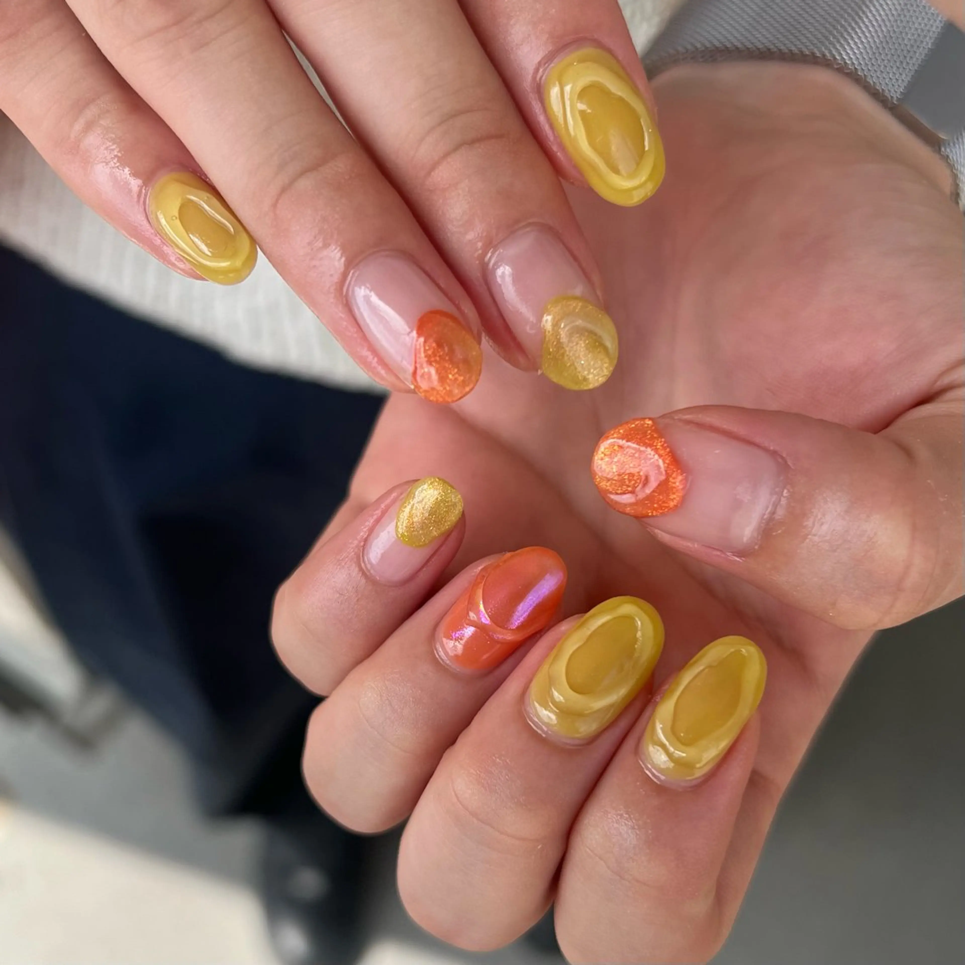 ネイル ニュアンスネイル ハンドネイル 《ニュアンスネイル》 risaのネイルデザイン