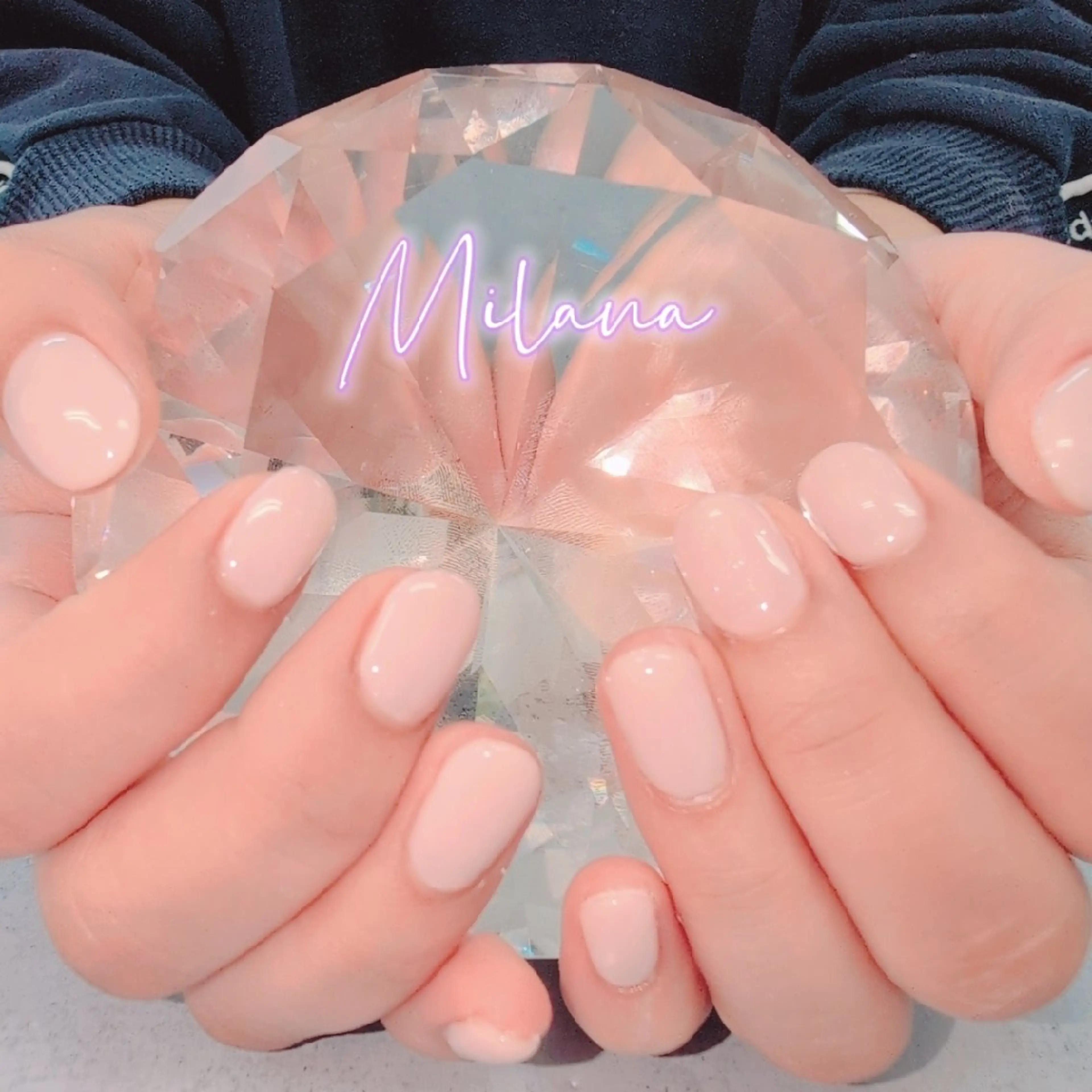 ネイル ワンカラーネイル ハンドネイル Milana 川瀬のネイルデザイン