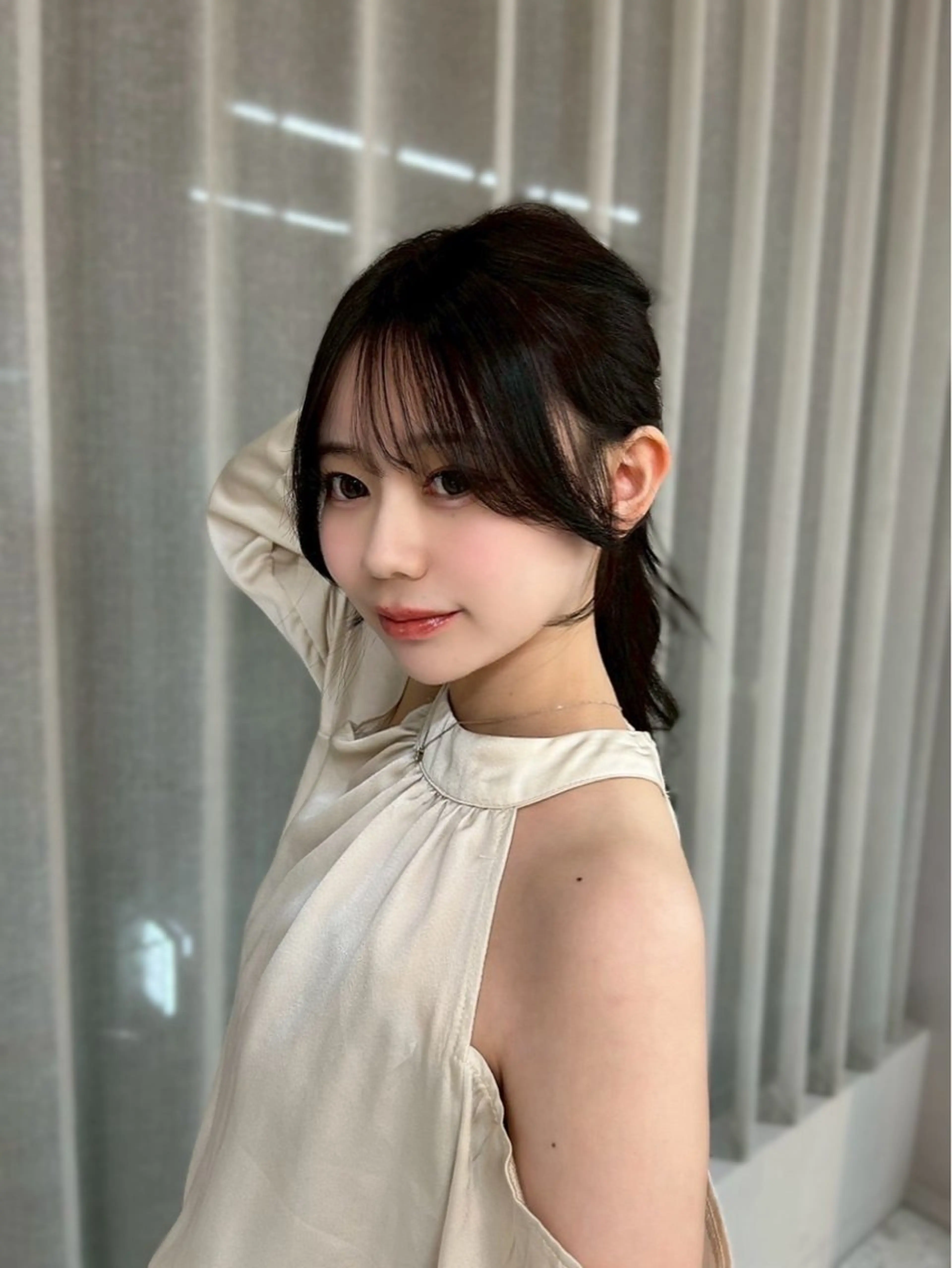 セミロング カット ヘアカラー トリートメント 木串 楽人のヘアスタイル
