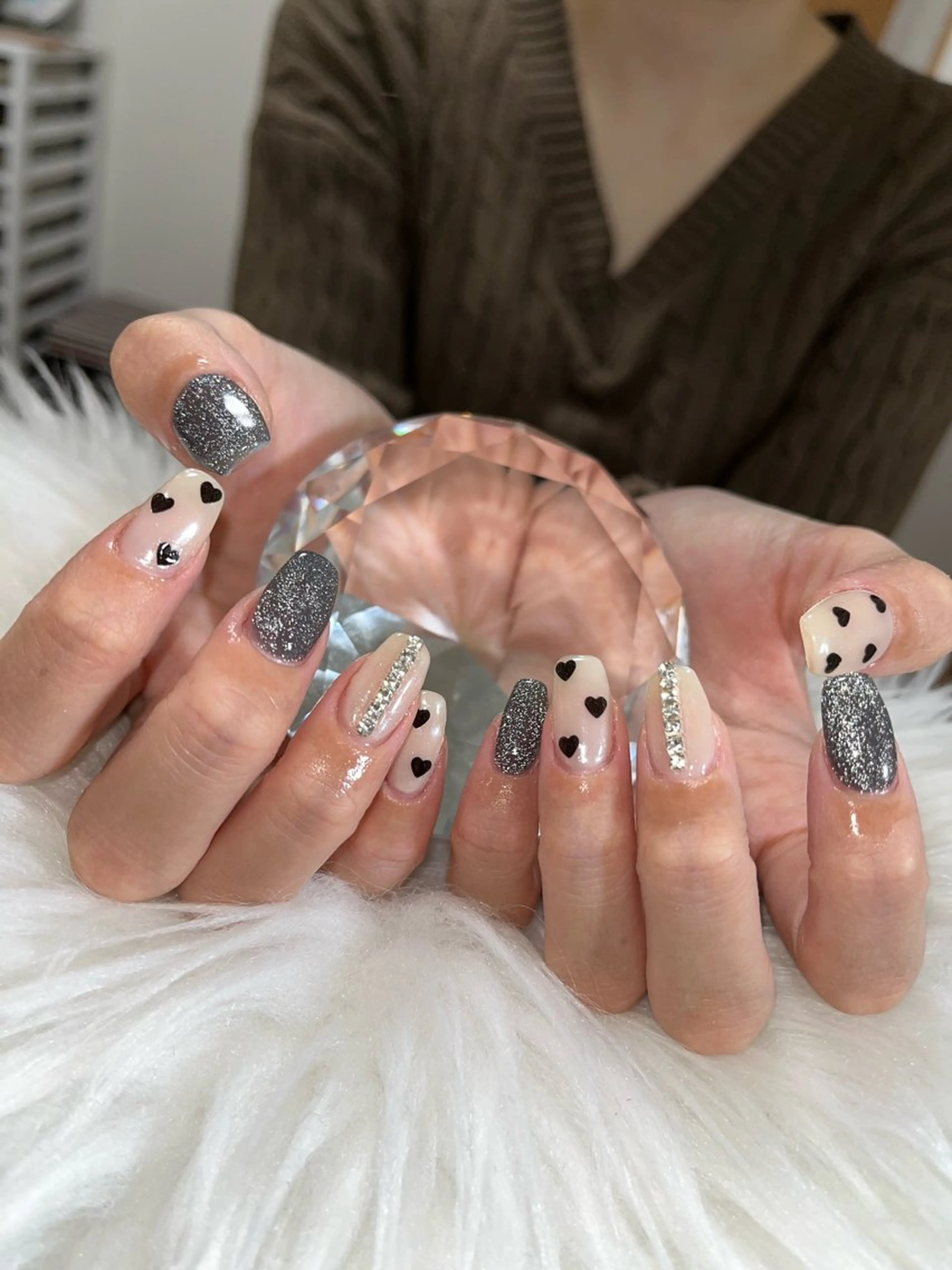 ネイル フラッシュネイル 韓国ネイル nailsalon Renardkのネイルデザイン
