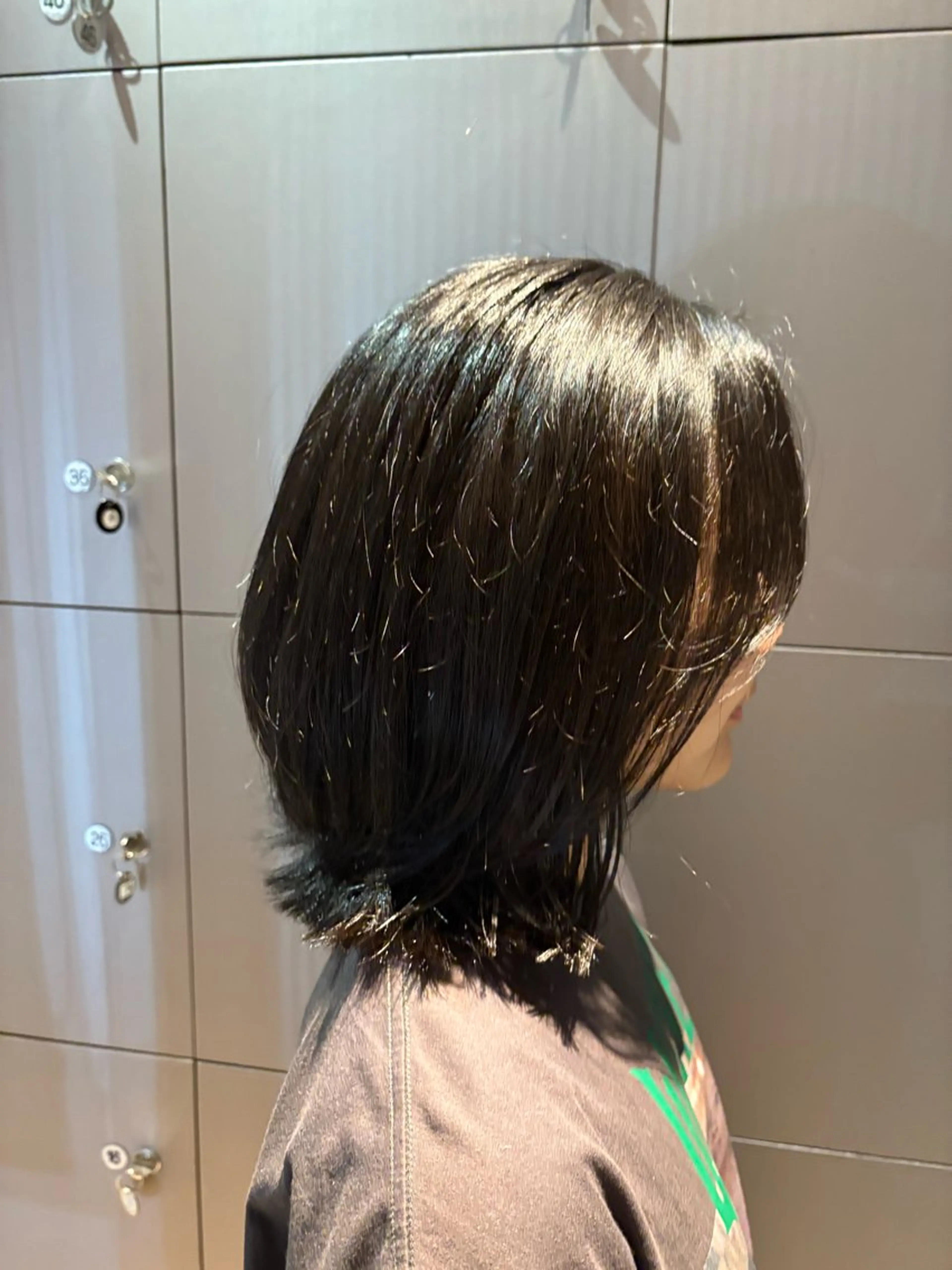 ミディアム カット 平山 沙羅のヘアスタイル