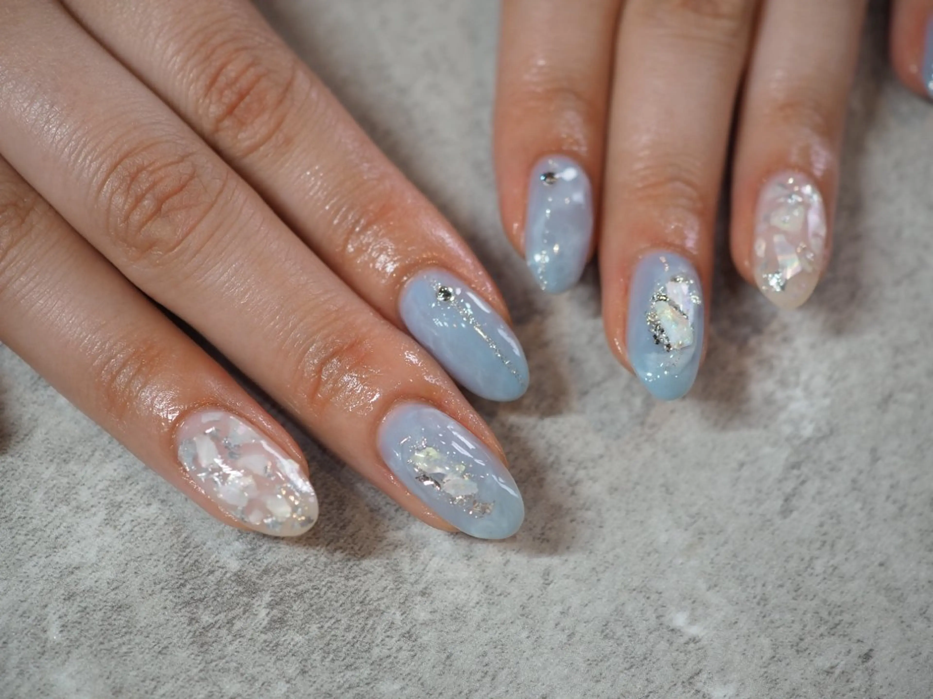 ネイル アートネイル チークネイル フラッシュネイル フットネイル フレンチネイル glaNje shioriのネイルデザイン