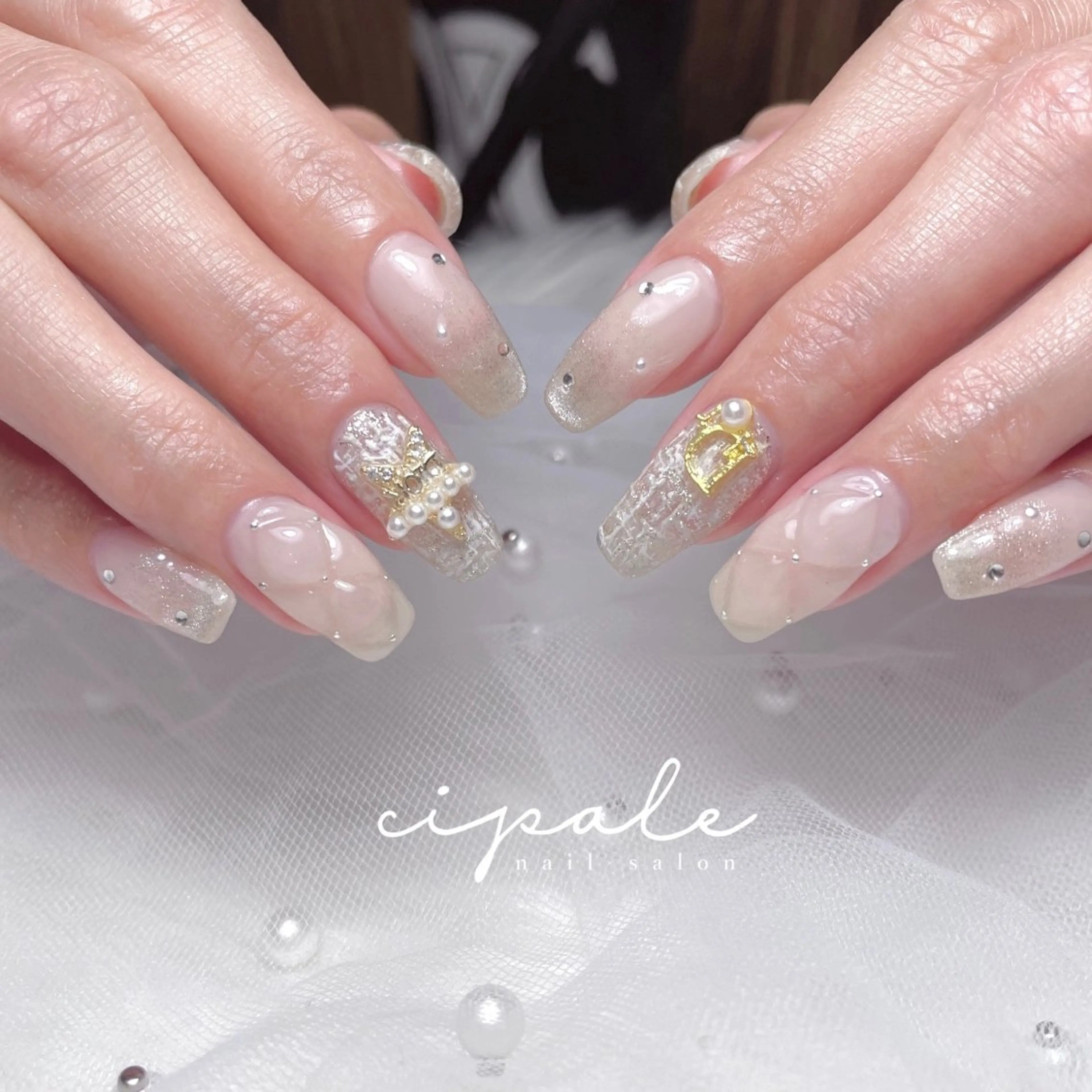 ネイル ツイードネイル salonCIPAL MAIのネイルデザイン