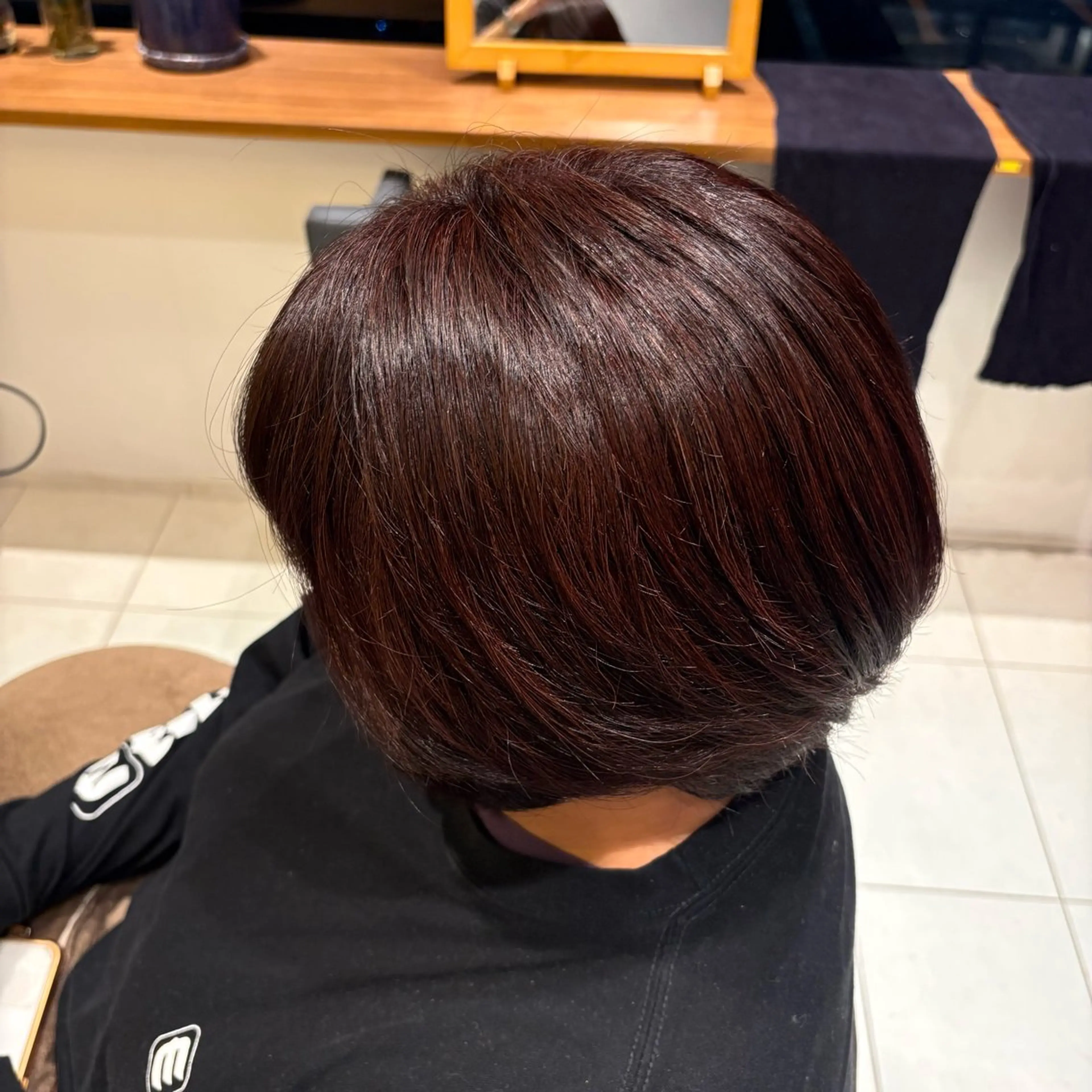 カラー 森田 玲央のヘアスタイル