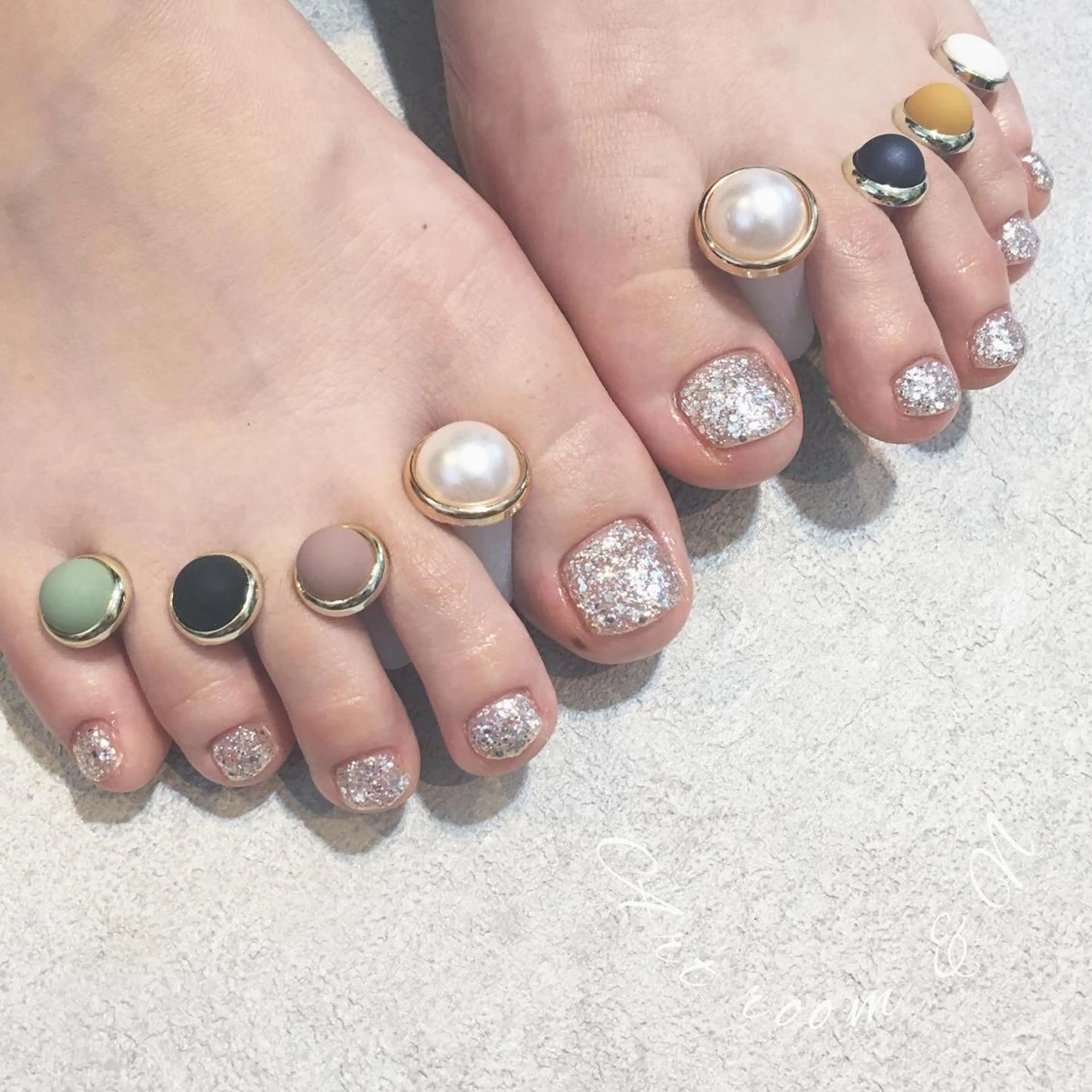 ネイル アートネイル フットネイル ニュアンスネイル ショートネイル &N NANAのネイルデザイン