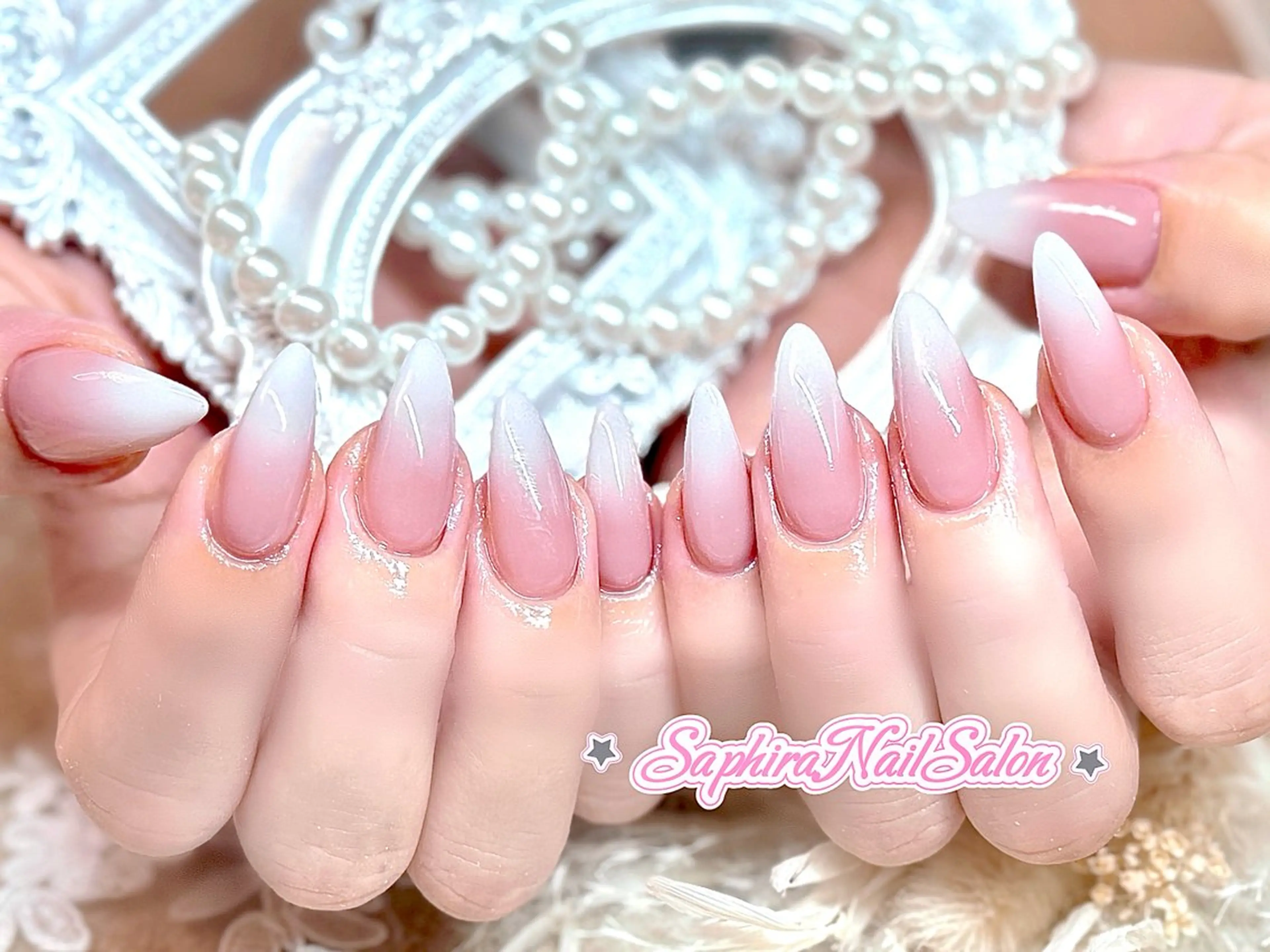 カラー ハンドネイル Saphiraネイル サロン錦糸町のネイルデザイン