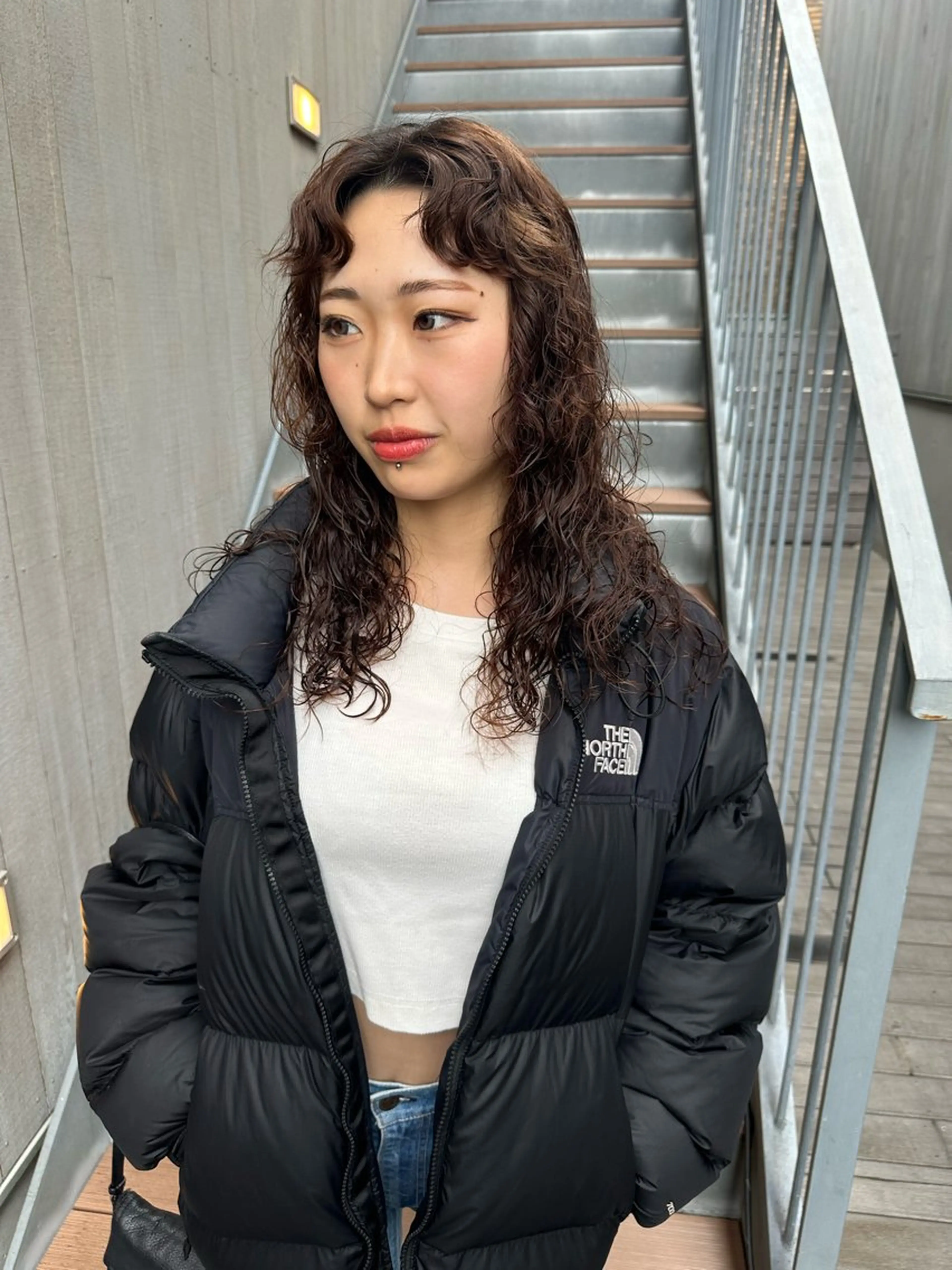 ロング パーマ 似合わせレイヤー 海外風レイヤーmioのヘアスタイル