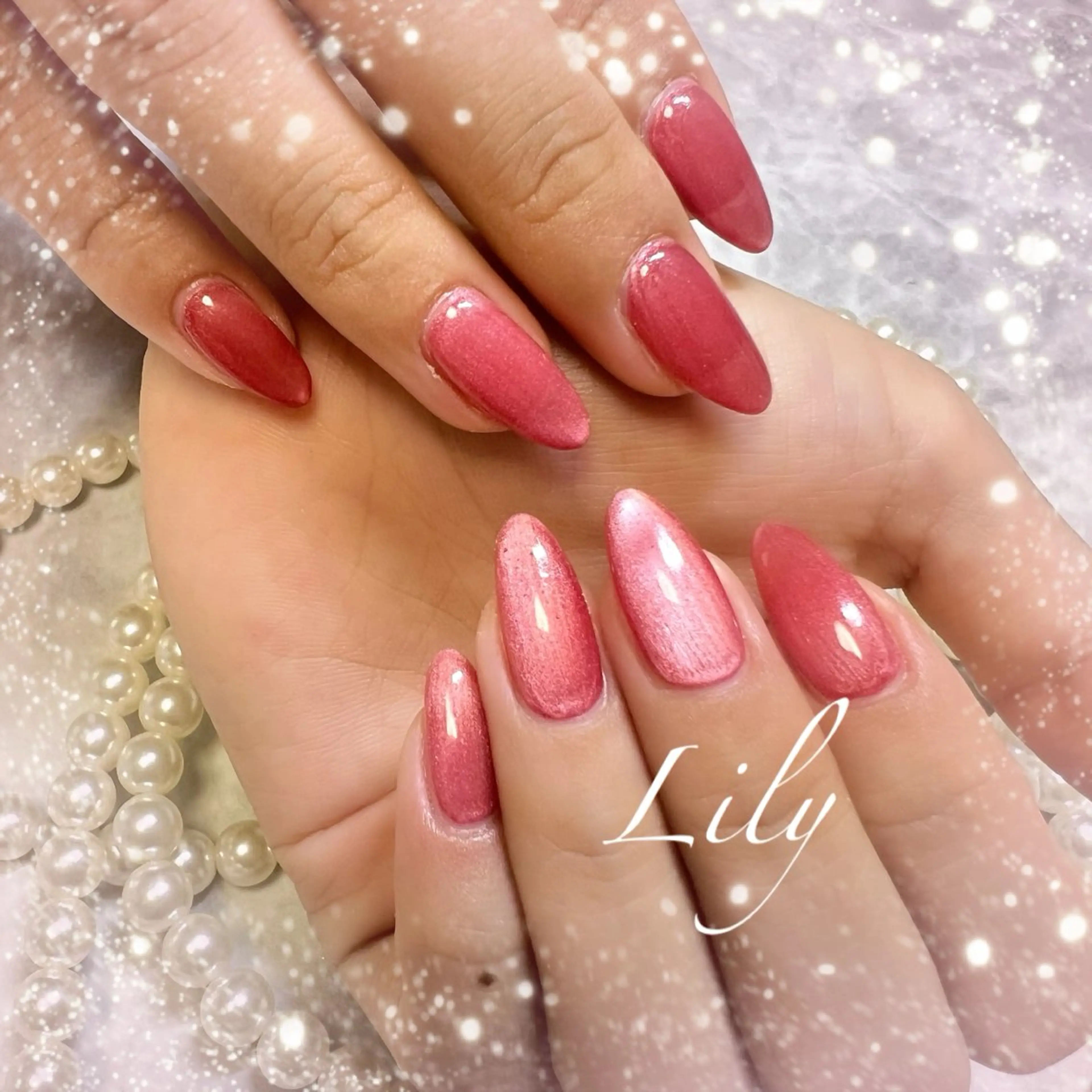 ネイル ハンドネイル Lily*nail 🌻Mii🌻のネイルデザイン