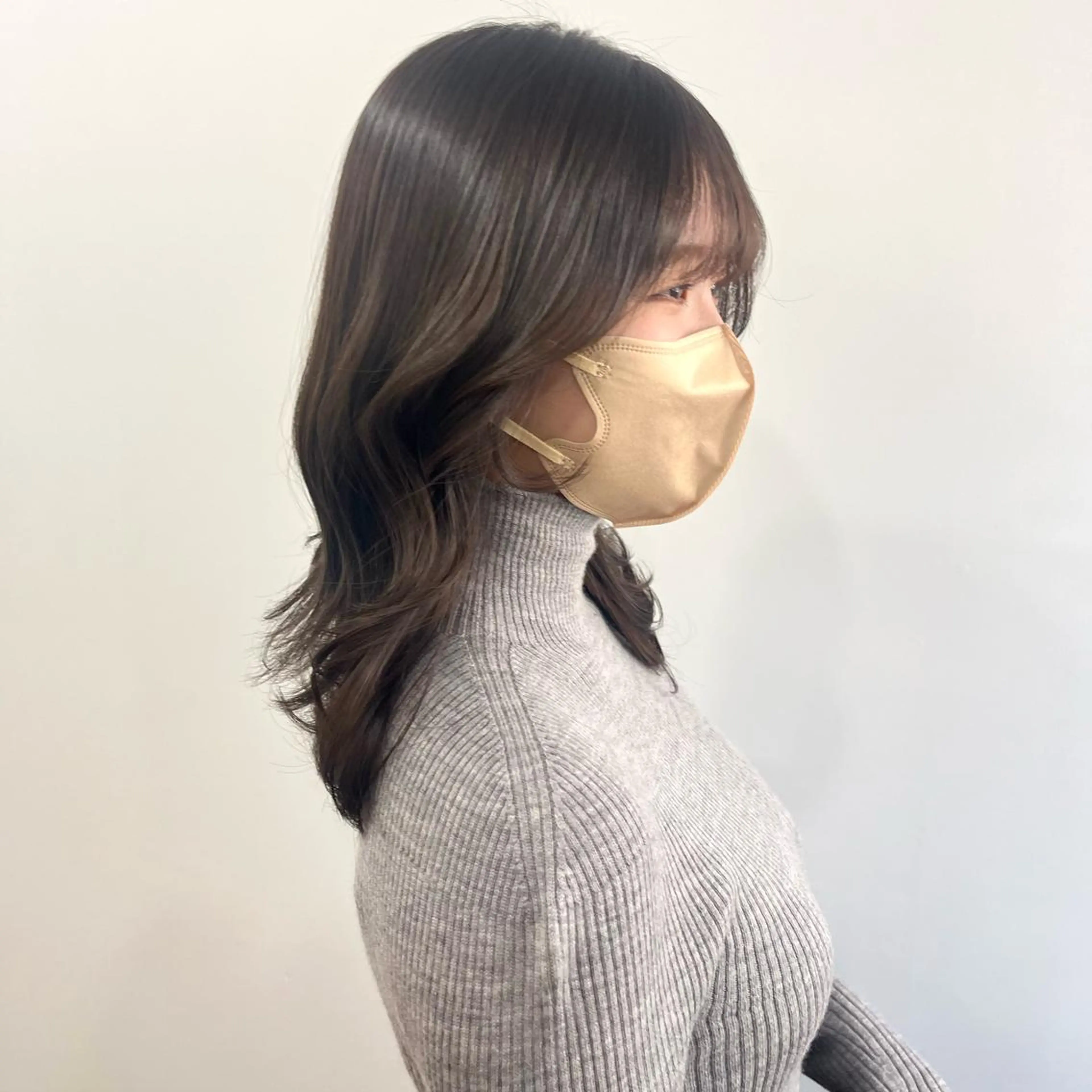 セミロング カラー HIROKO / 透明感暖色カラー🎀のヘアスタイル