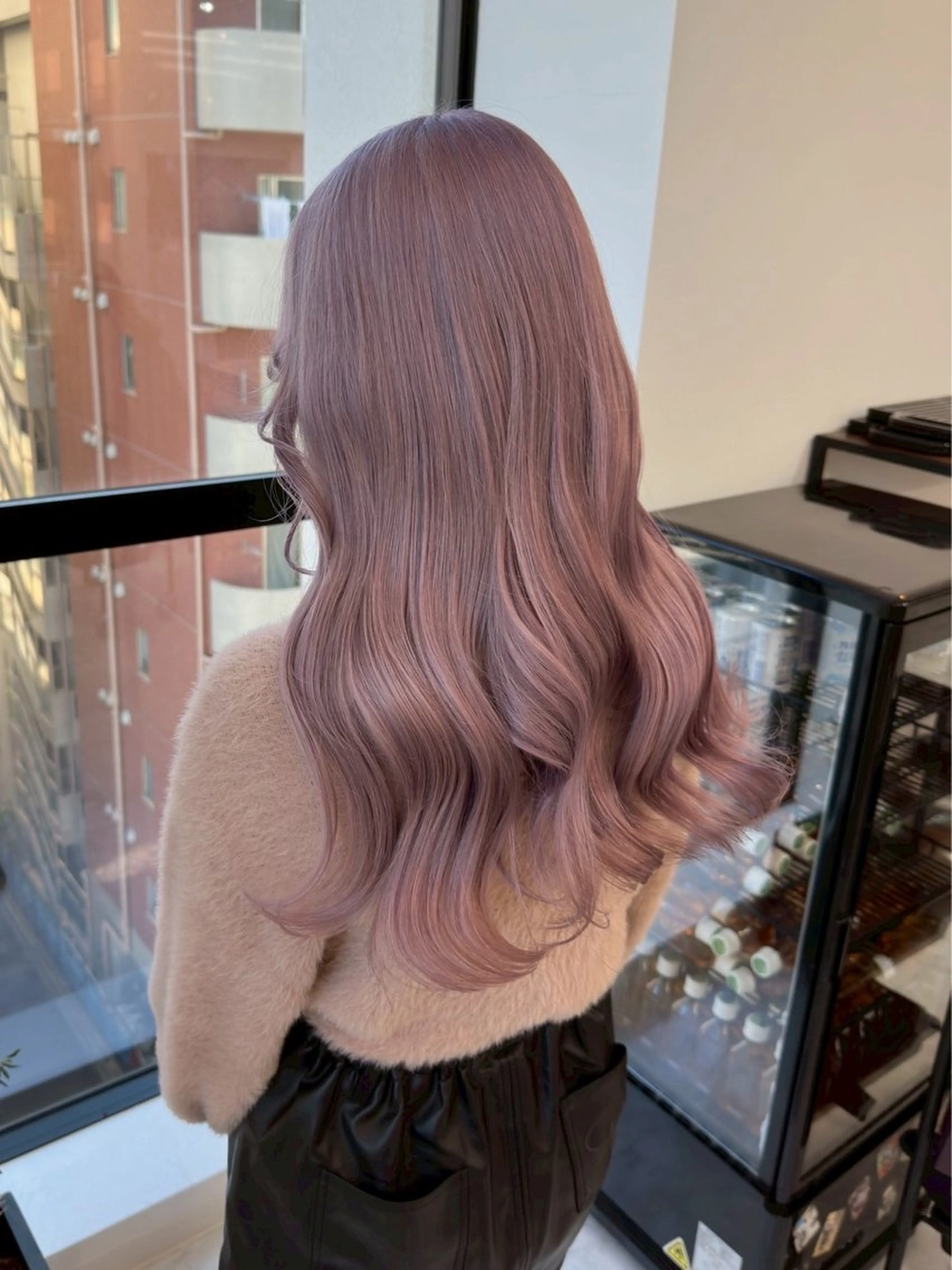ロング ヘアカラー トリートメント ✨ブリーチカラー/ 艶髪suzu🪽🤎のヘアスタイル