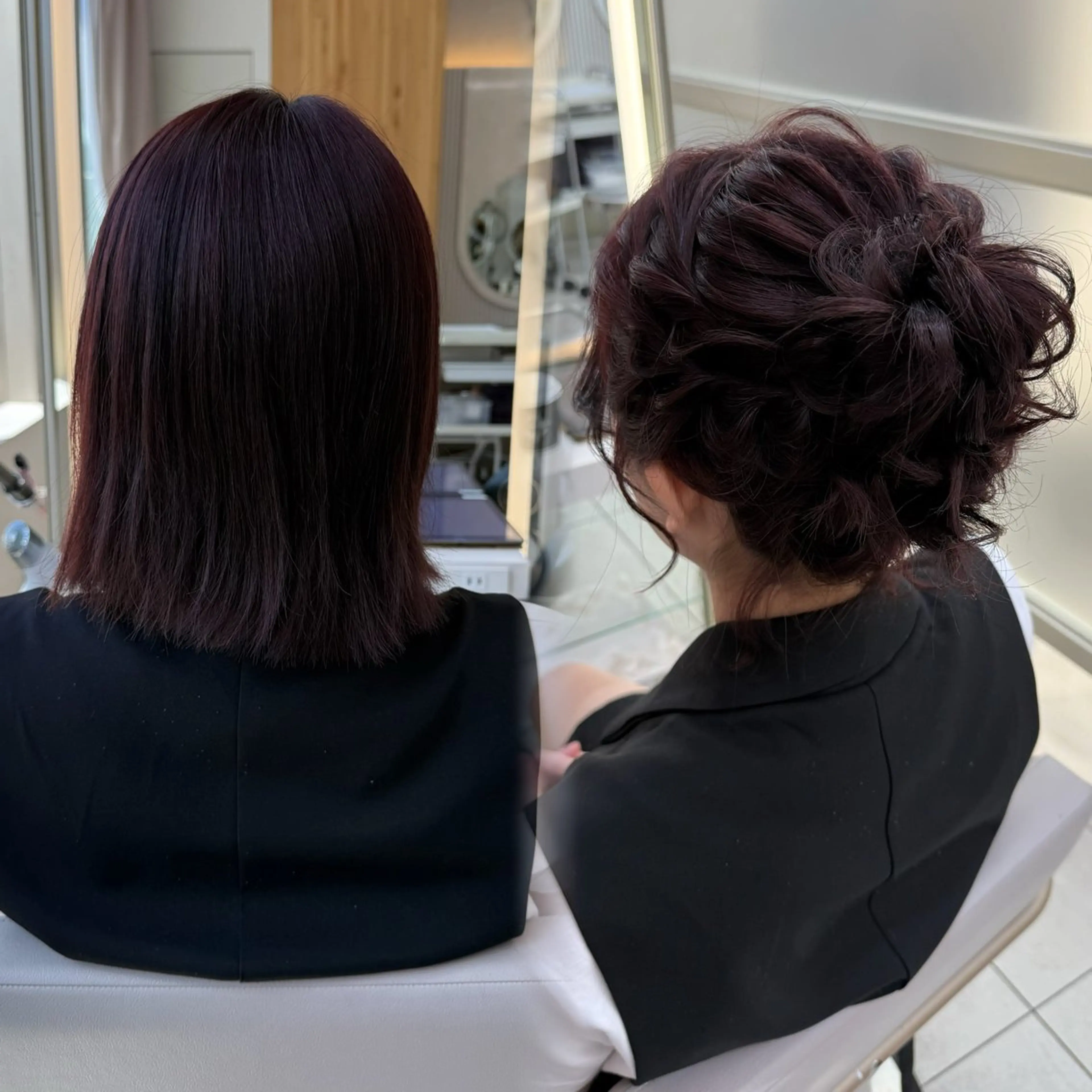 ミディアム ヘアアレンジ カラー/ヘアセット Nanami💗のヘアスタイル