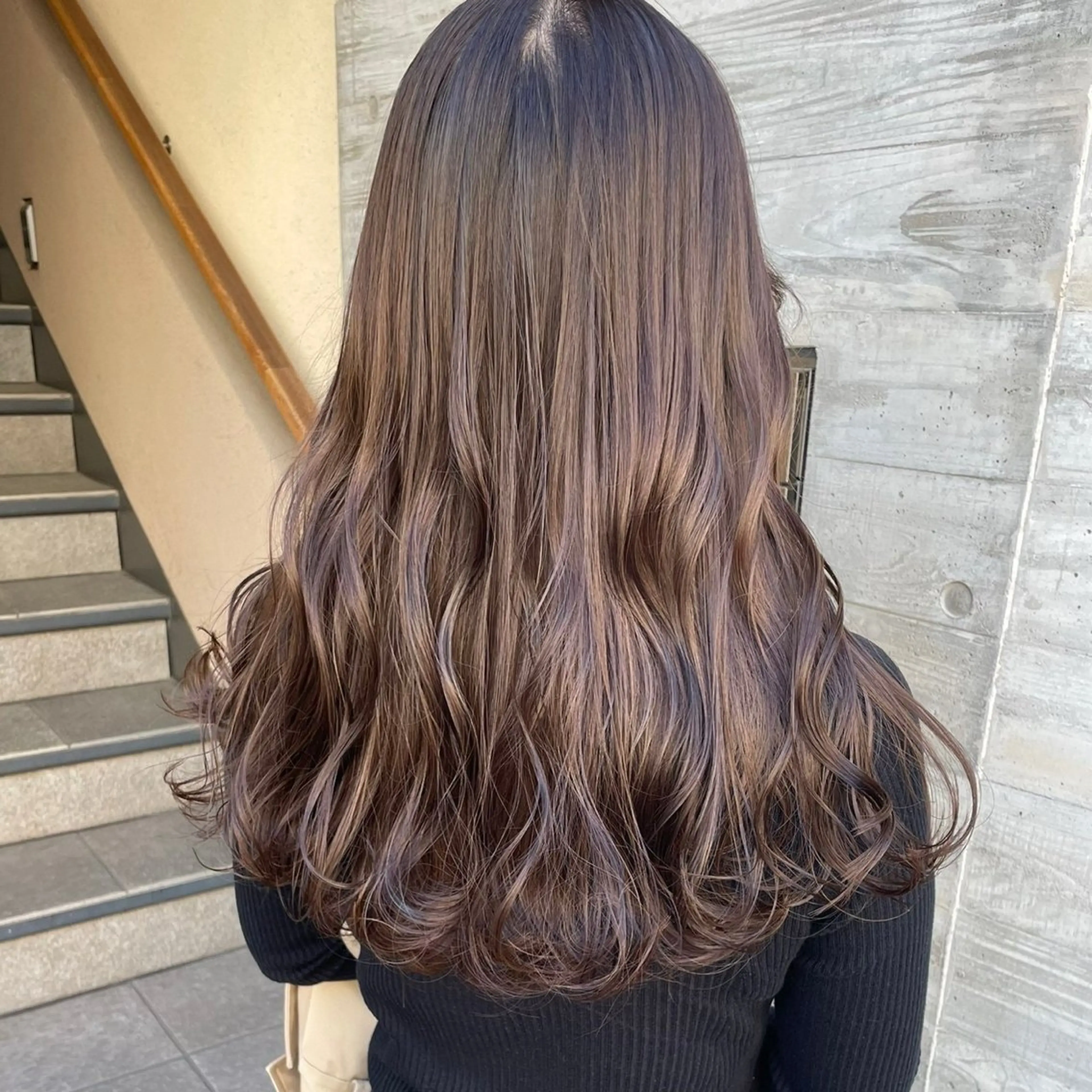 ロング カラー ParveMix 🩶🫧入江 香名のヘアスタイル