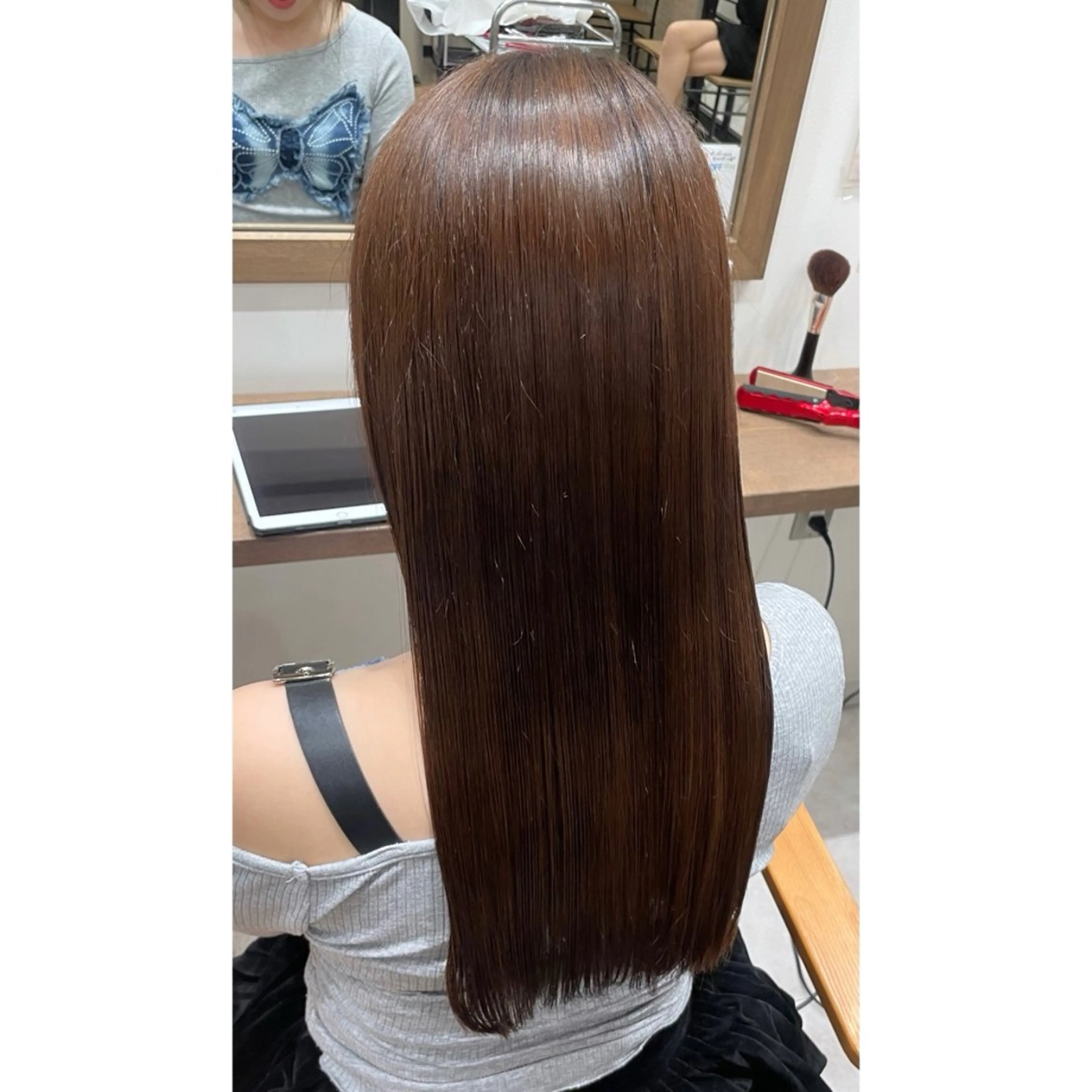 ロング ルナ🫐縮毛矯正 🫐髪質改善のヘアスタイル