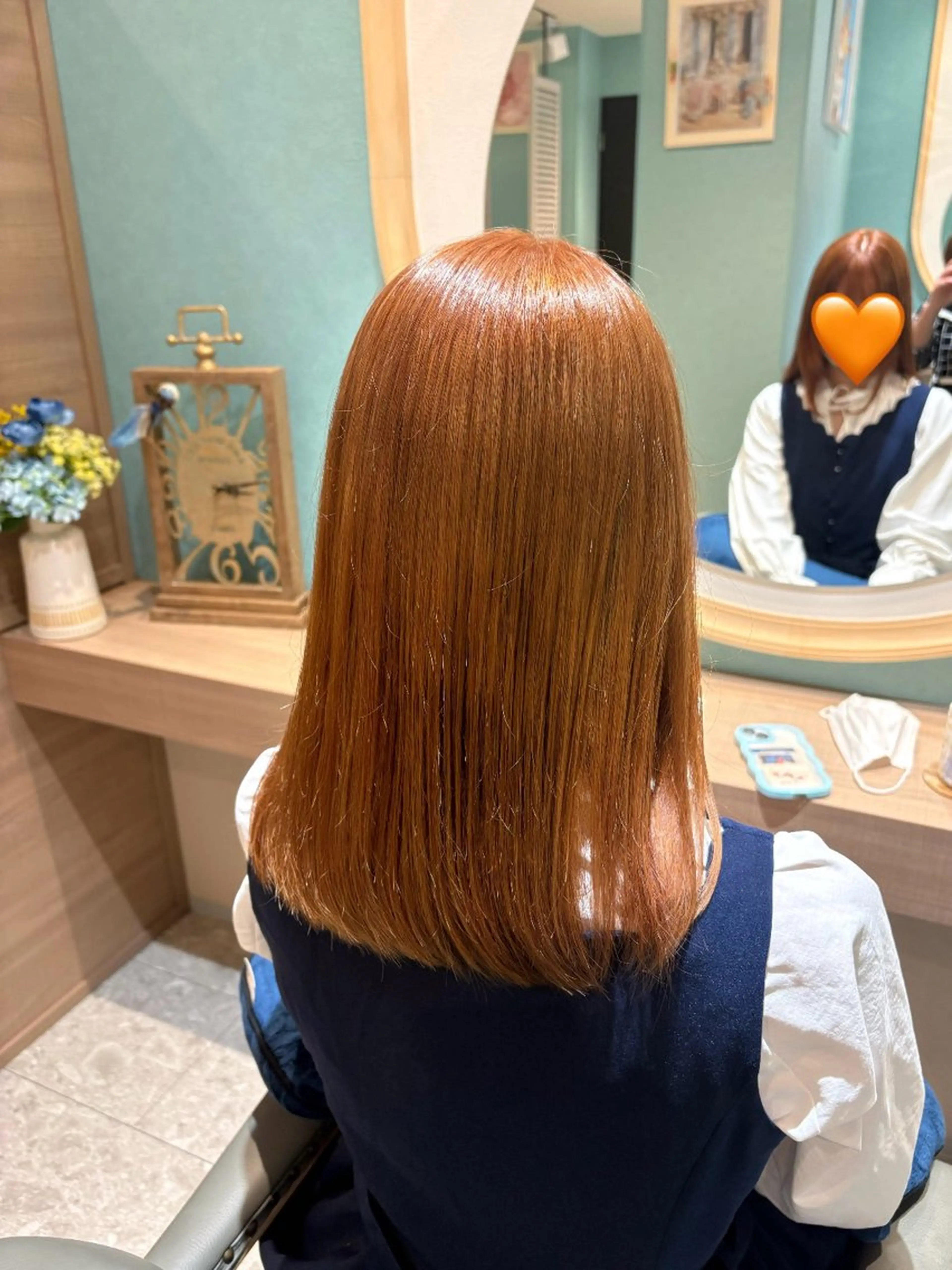 セミロング ヘアカラー トリートメント 🌸ꜱᴀɴᴀ🌸 /デビュー前限定♡のヘアスタイル