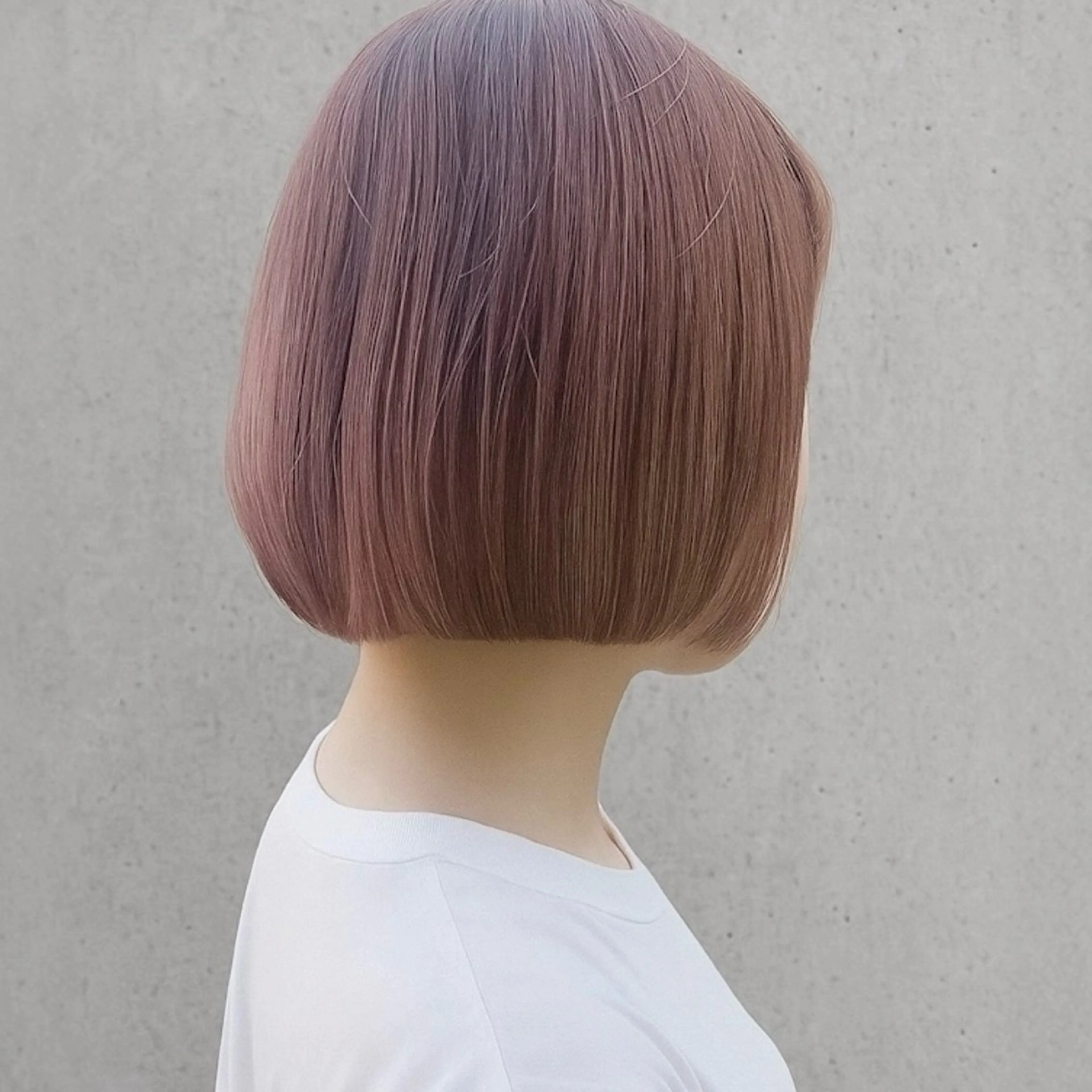 ショート カラー ボブ カット ヘアカラー トリートメント 清水優/ボブ /レイヤーボブのヘアスタイル