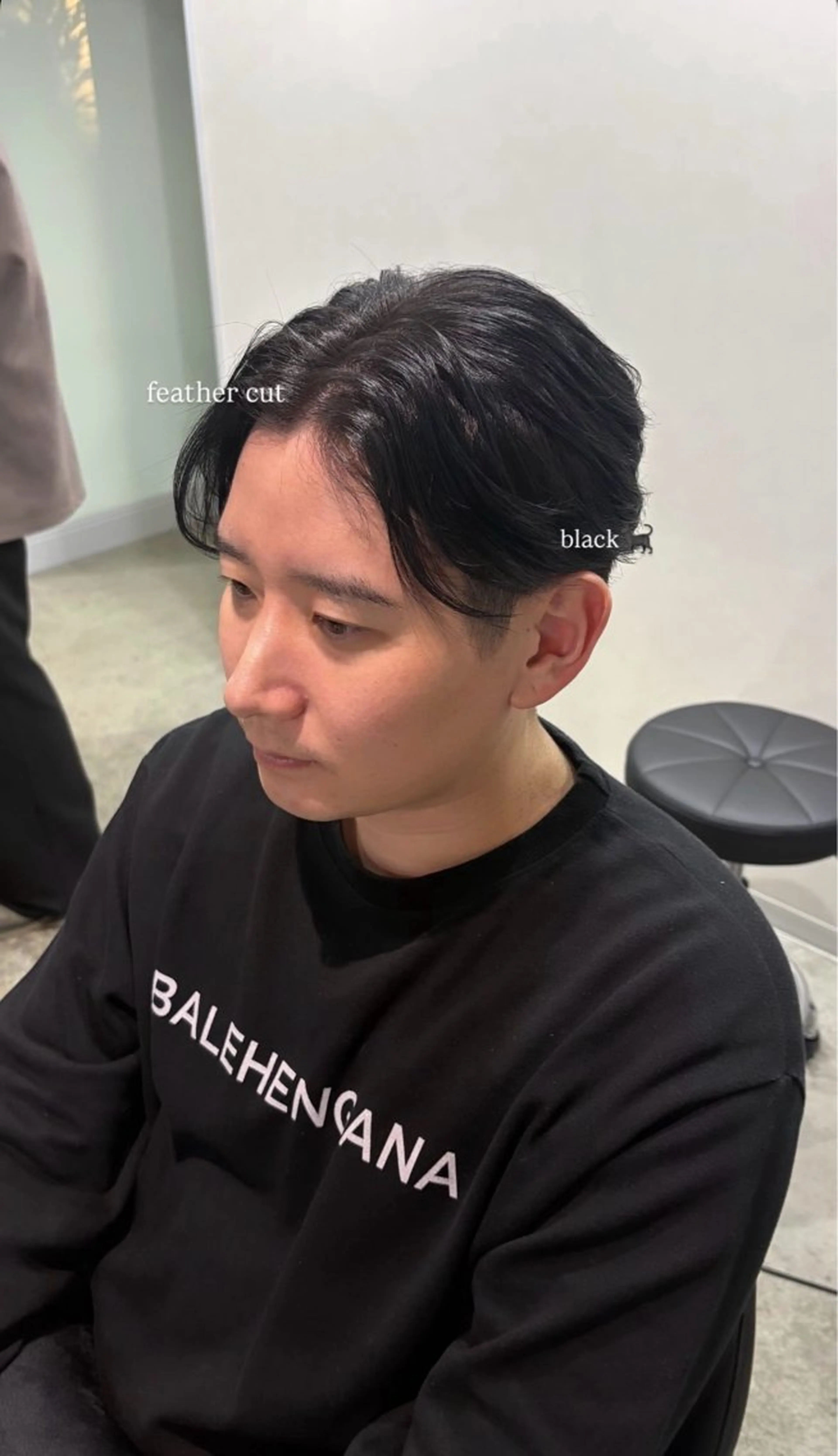カラー メンズ 黒髪 カット トリートメント 坂本奈都美 🎀のヘアスタイル