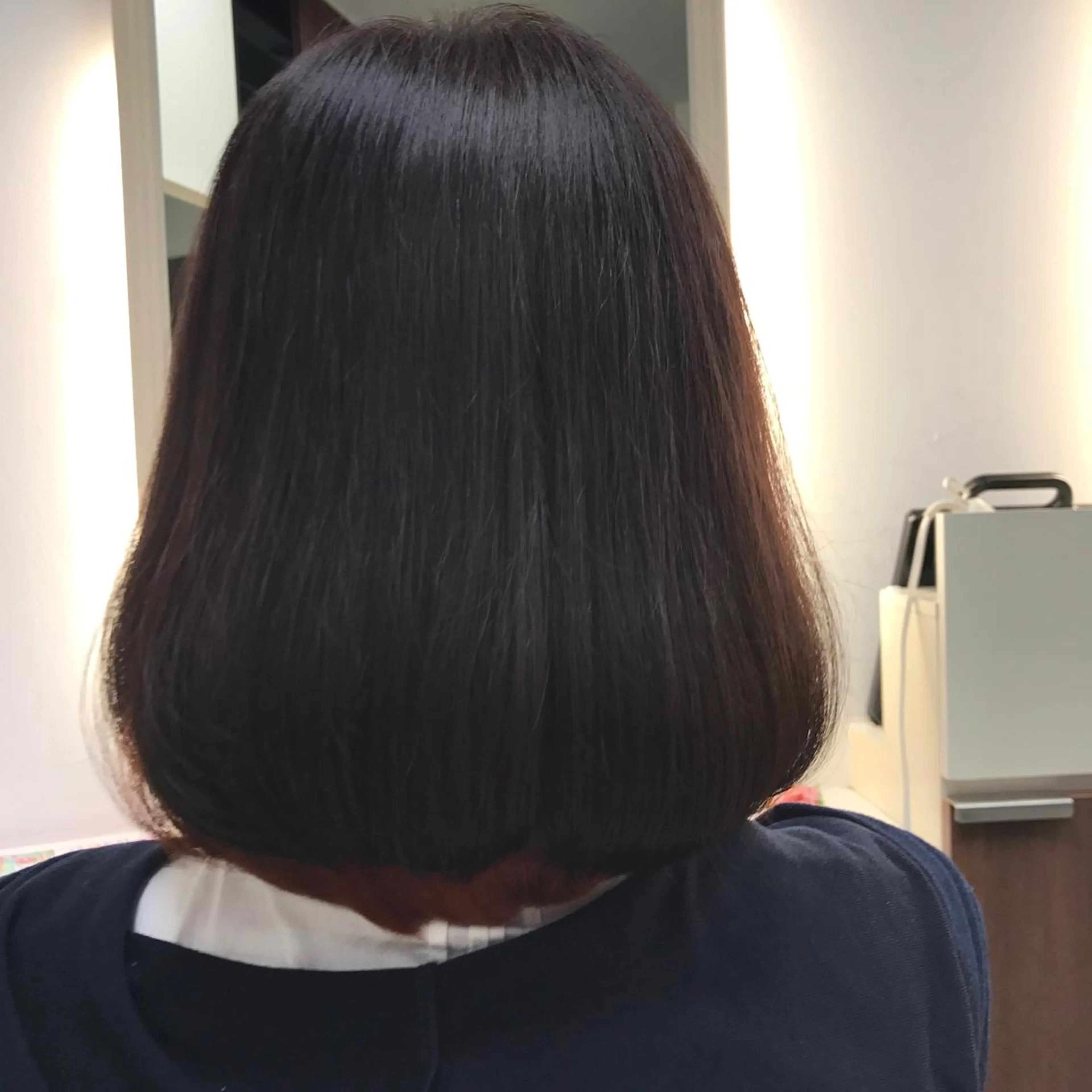 ミディアム カラー インナーカラー 寺岡 志穂のヘアスタイル