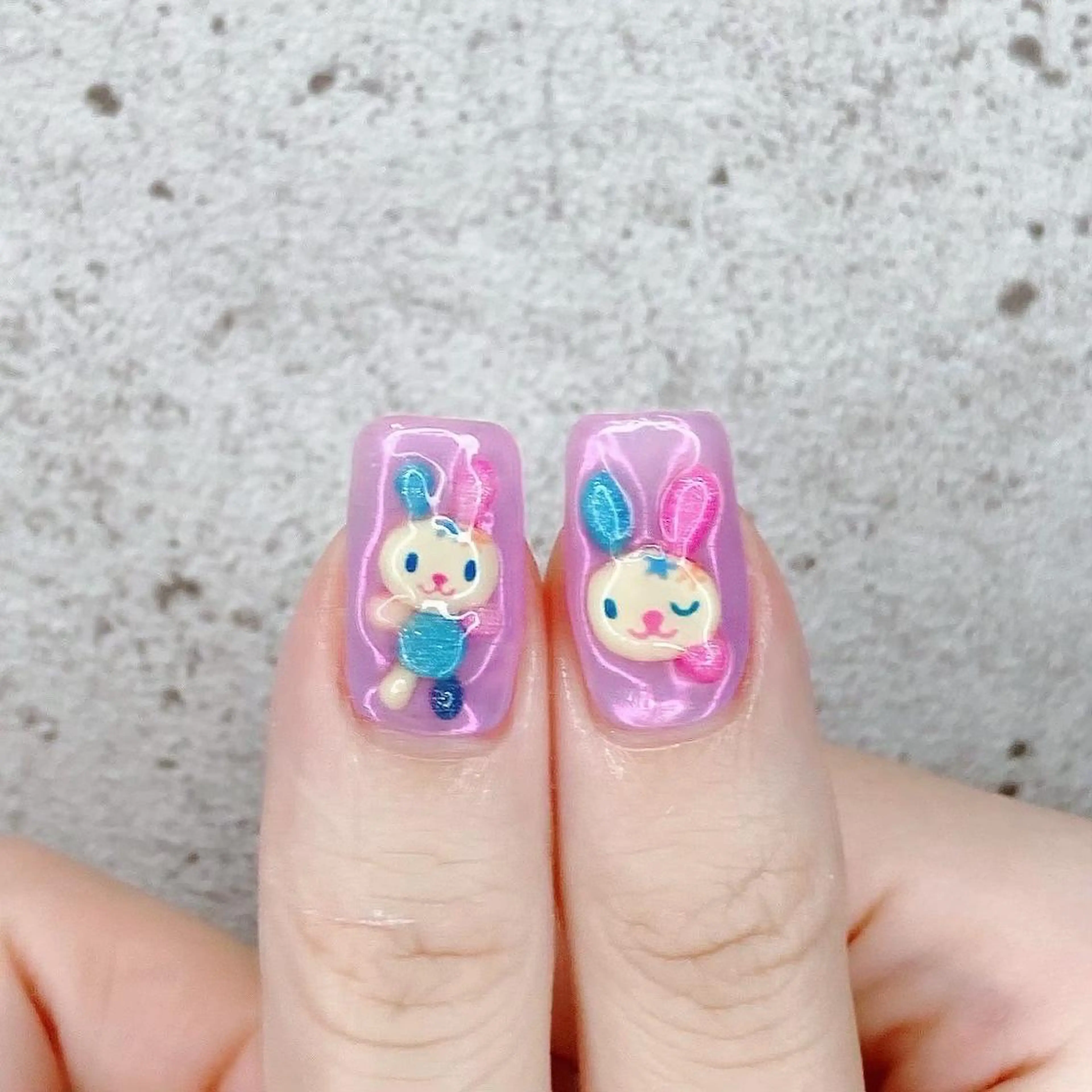 ネイル オーロラネイル ジェルネイル パラジェル ピンク 冬ネイル Salon Ｋのネイルデザイン