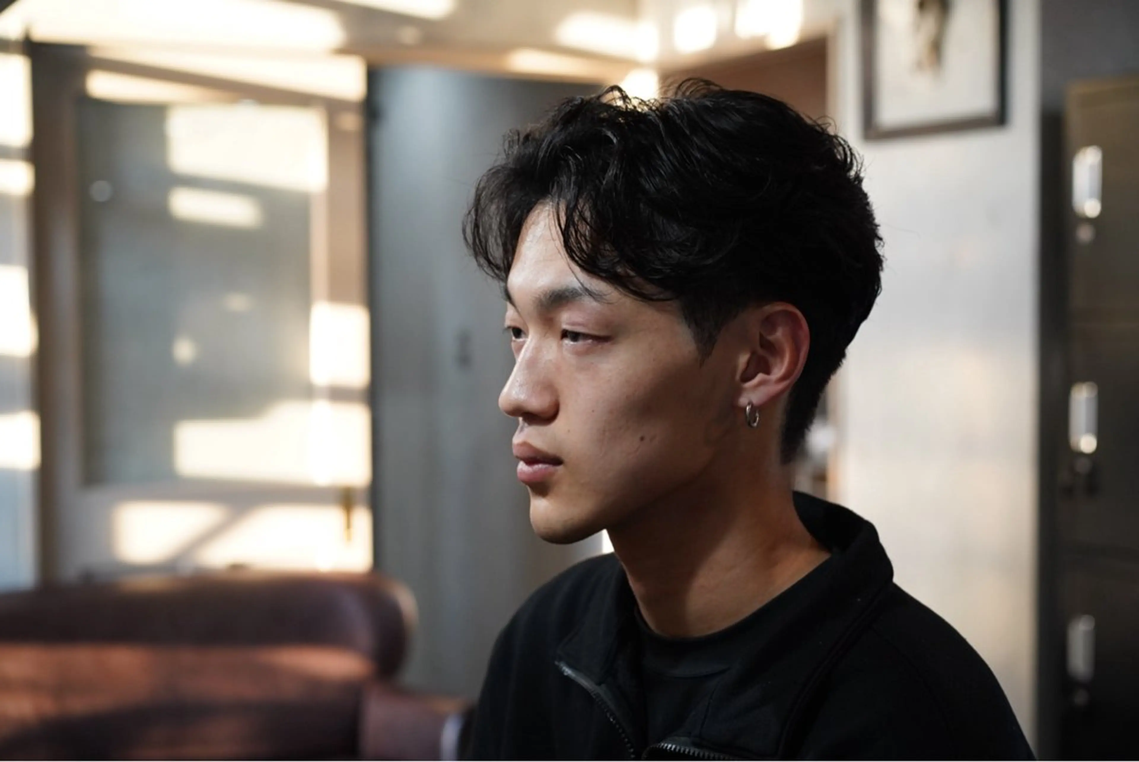 ショート メンズ くせ毛 齋木 陽輝のヘアスタイル