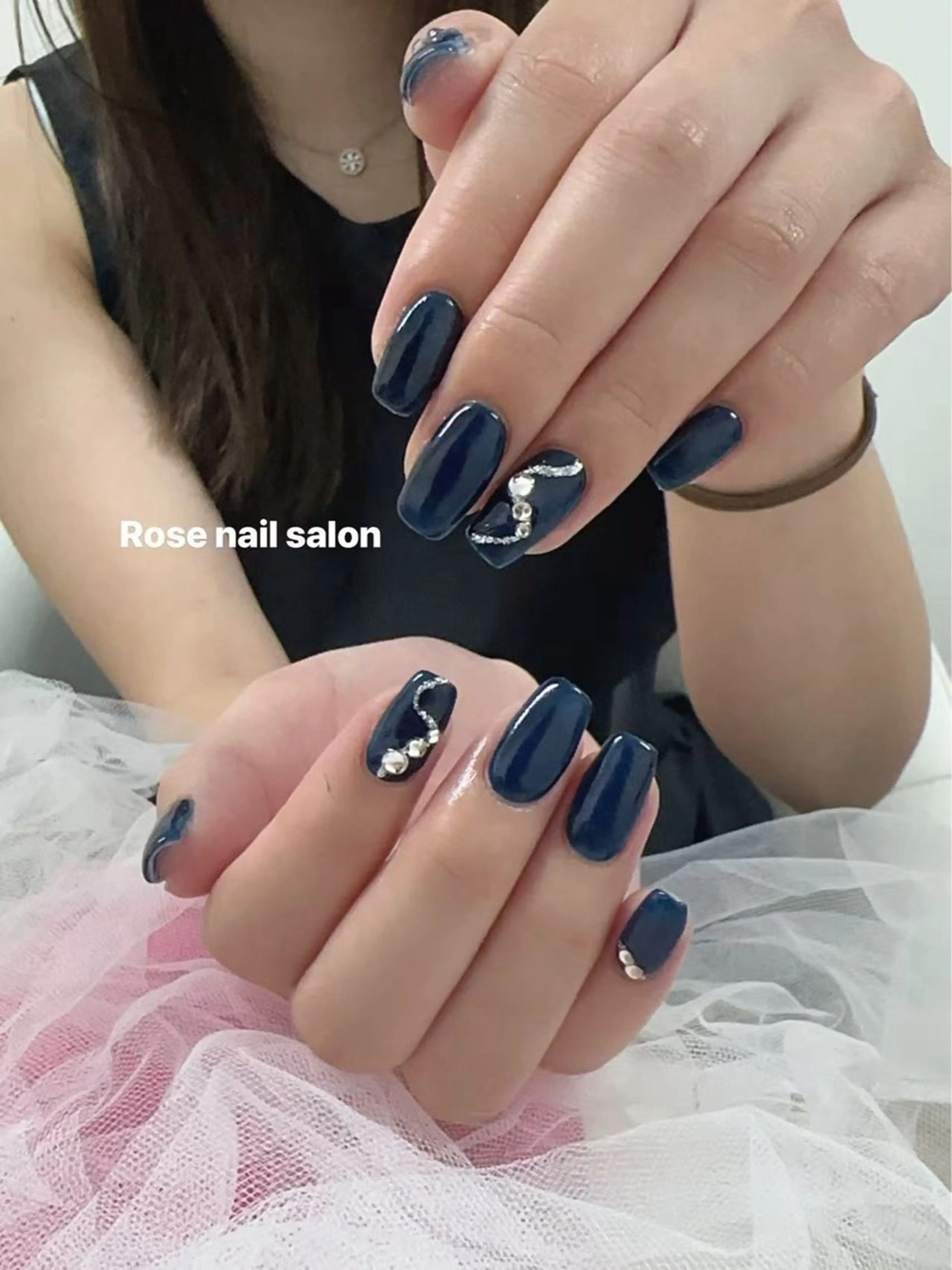 ネイル ハンドネイル Rose nail HOSHIのネイルデザイン