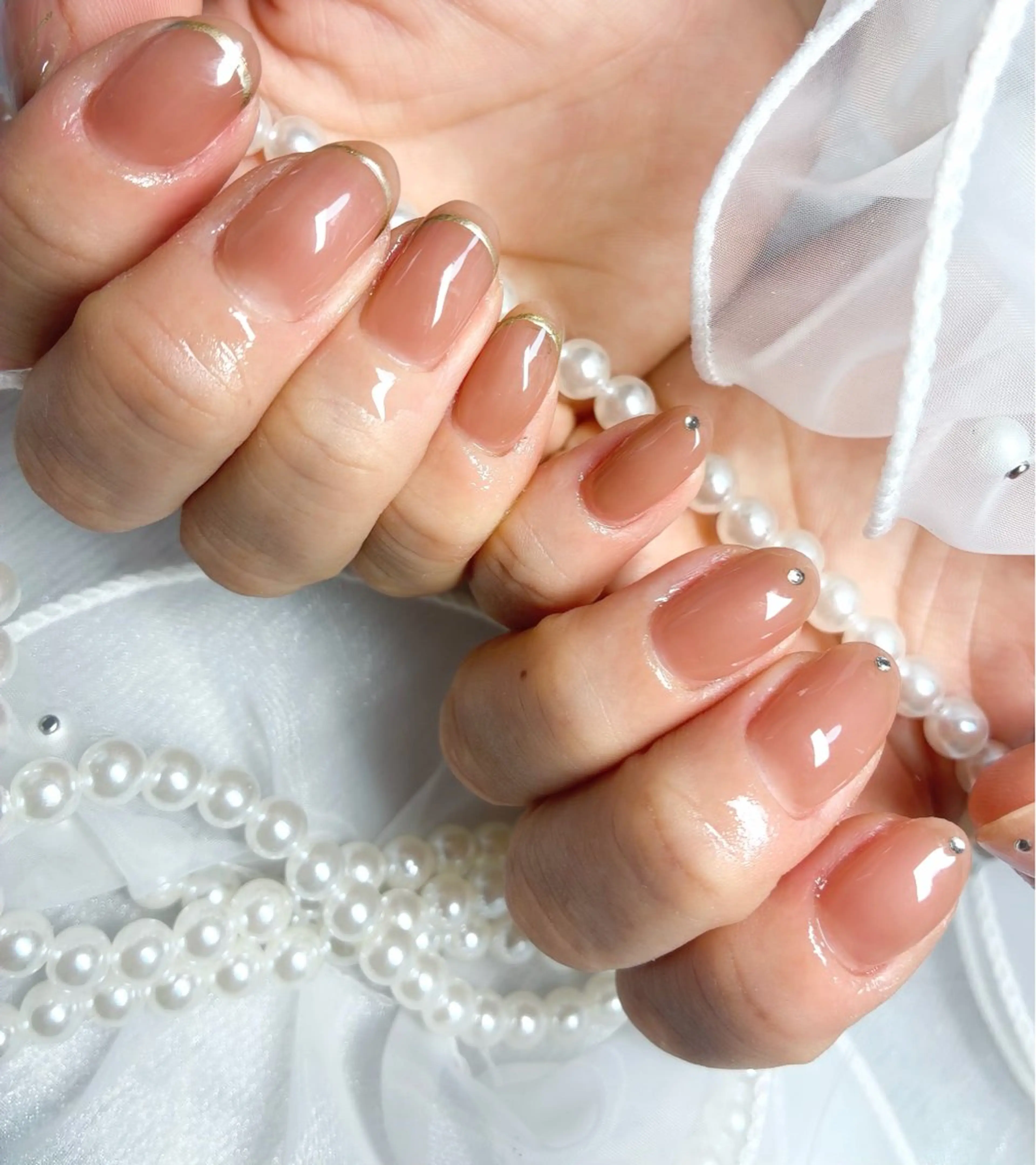 ネイル フレンチネイル 持ち込み シンプルネイル ハンドネイル ハンドケア GAL_ NAILのネイルデザイン