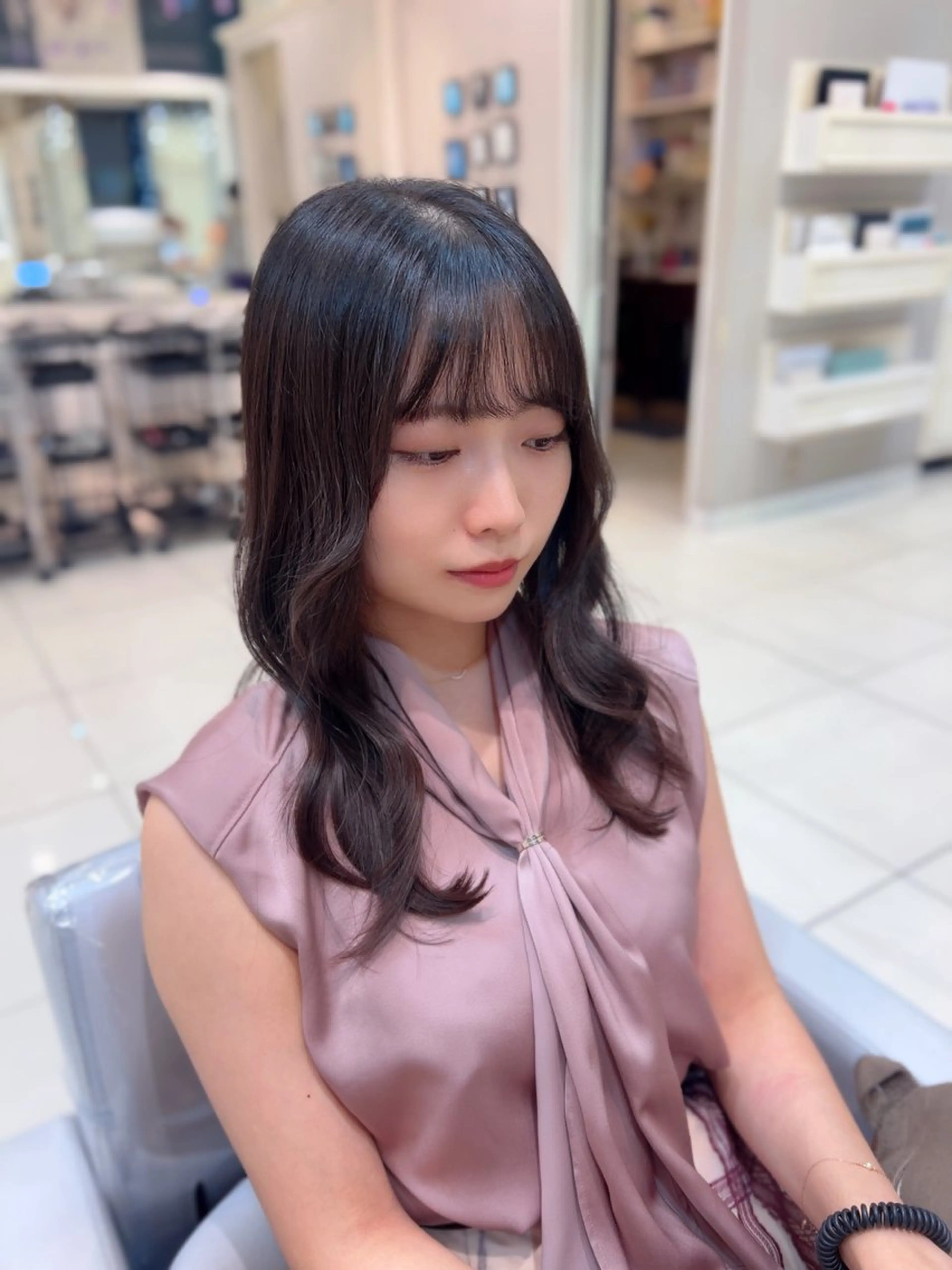 ロング 銀座/カラー 🎀momo🎀のヘアスタイル