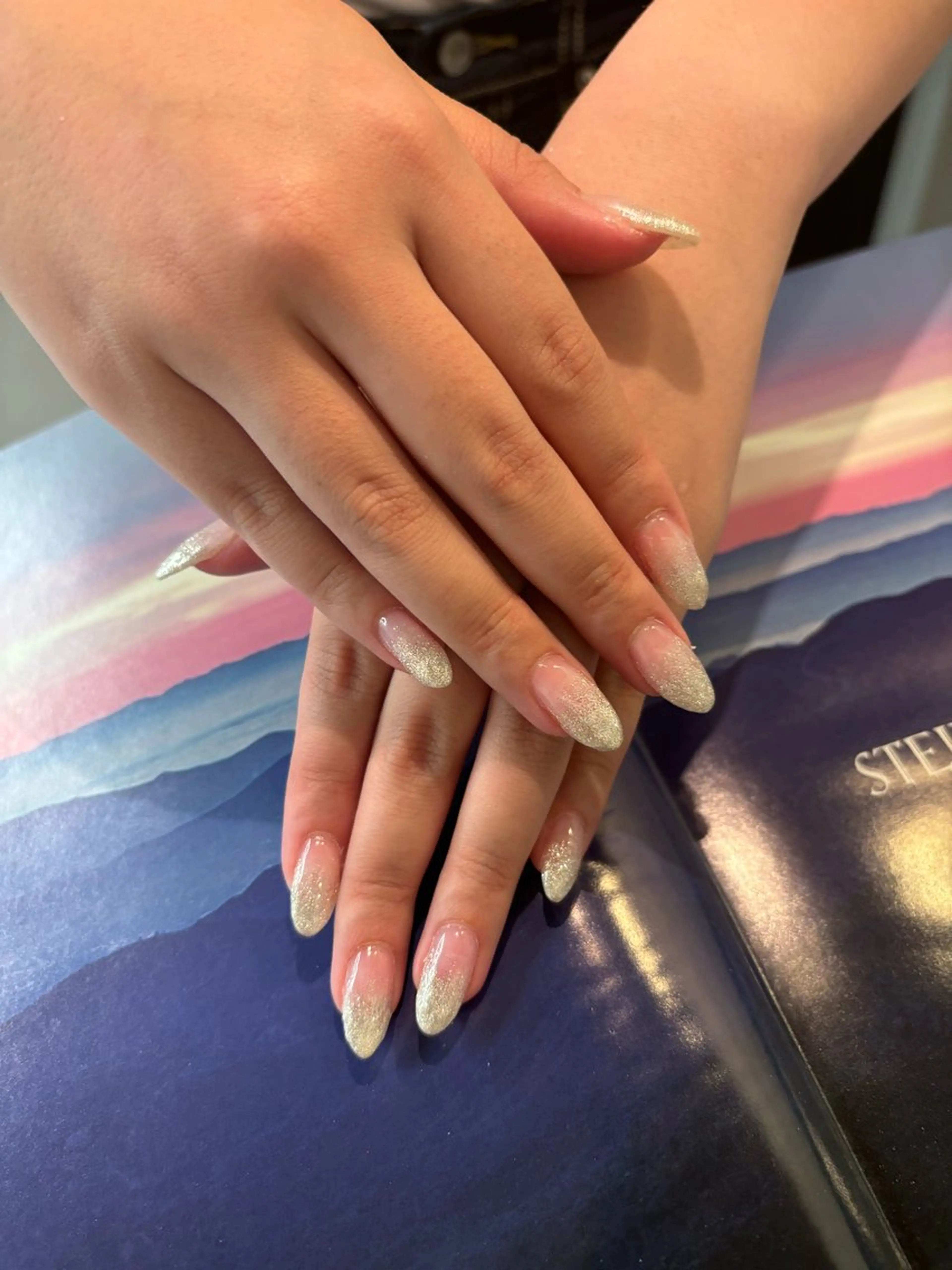 ネイル ラメ(グリッター) ラメグラデーション era Sahoのネイルデザイン