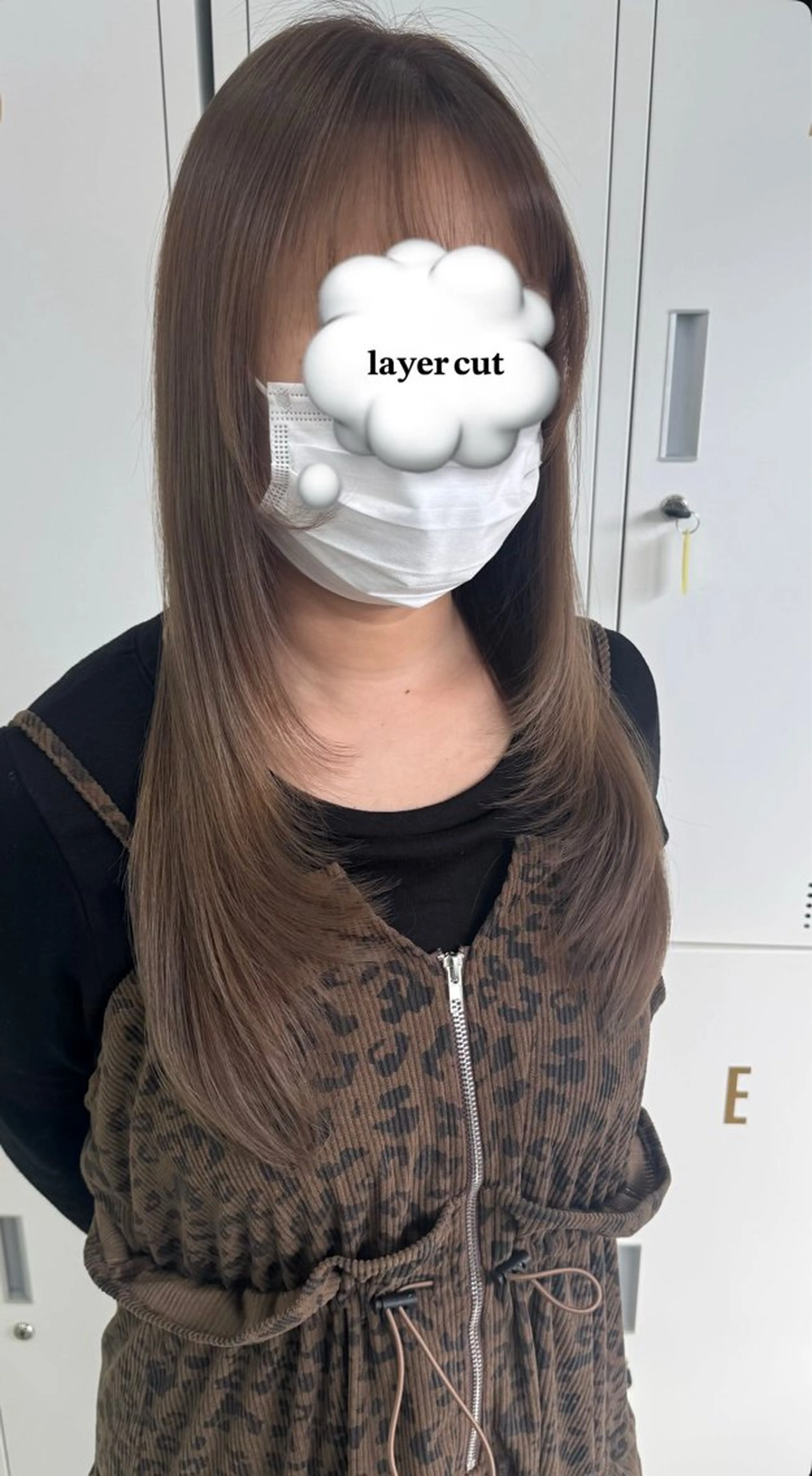 ロング レイヤーカット カット Angelica Hinaのヘアスタイル