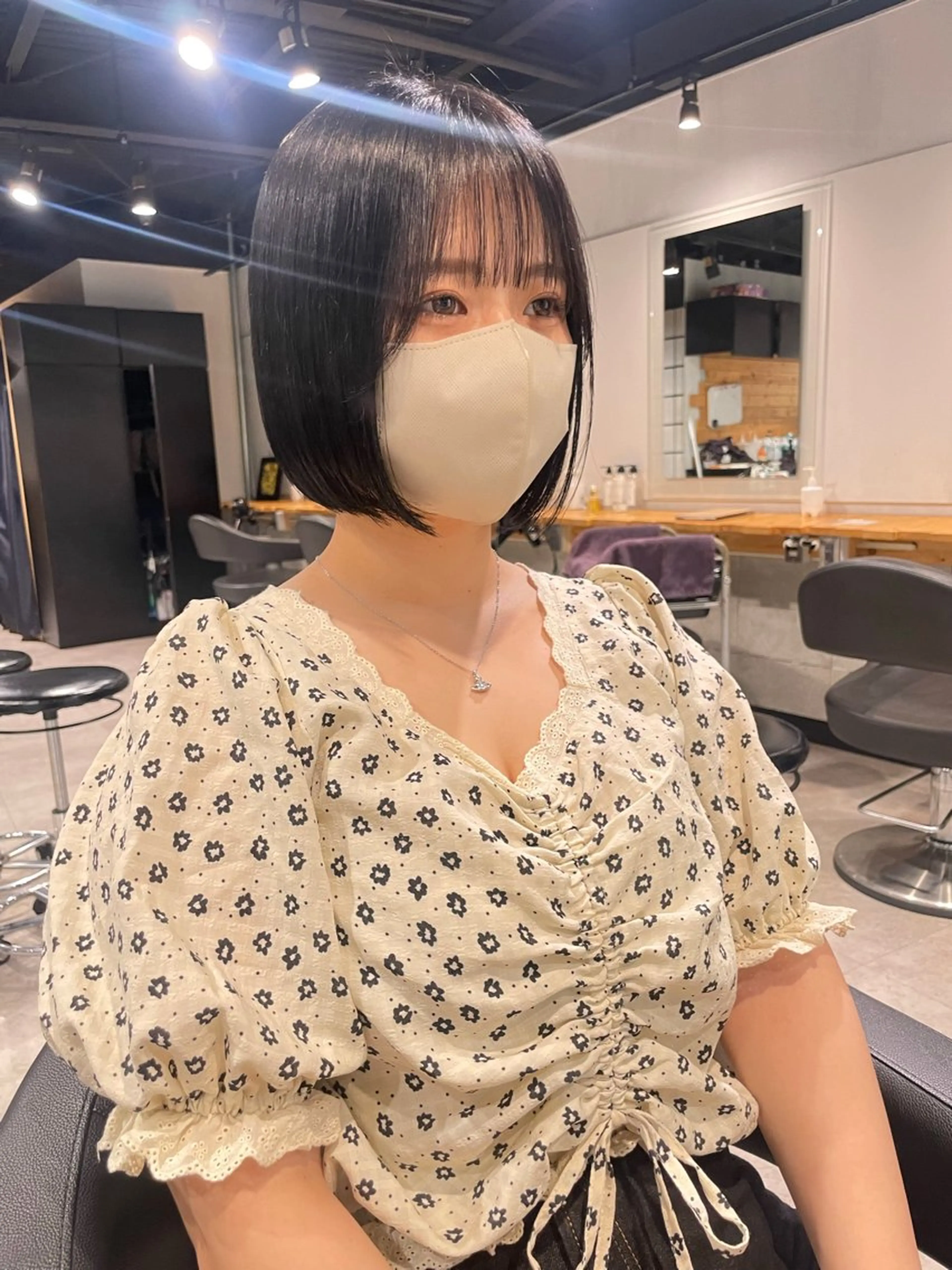 ショート カラー カット ヘアカラー トリートメント ヘッドスパ 🦋ハイトーンボブ ショート🦋トシキのヘアスタイル