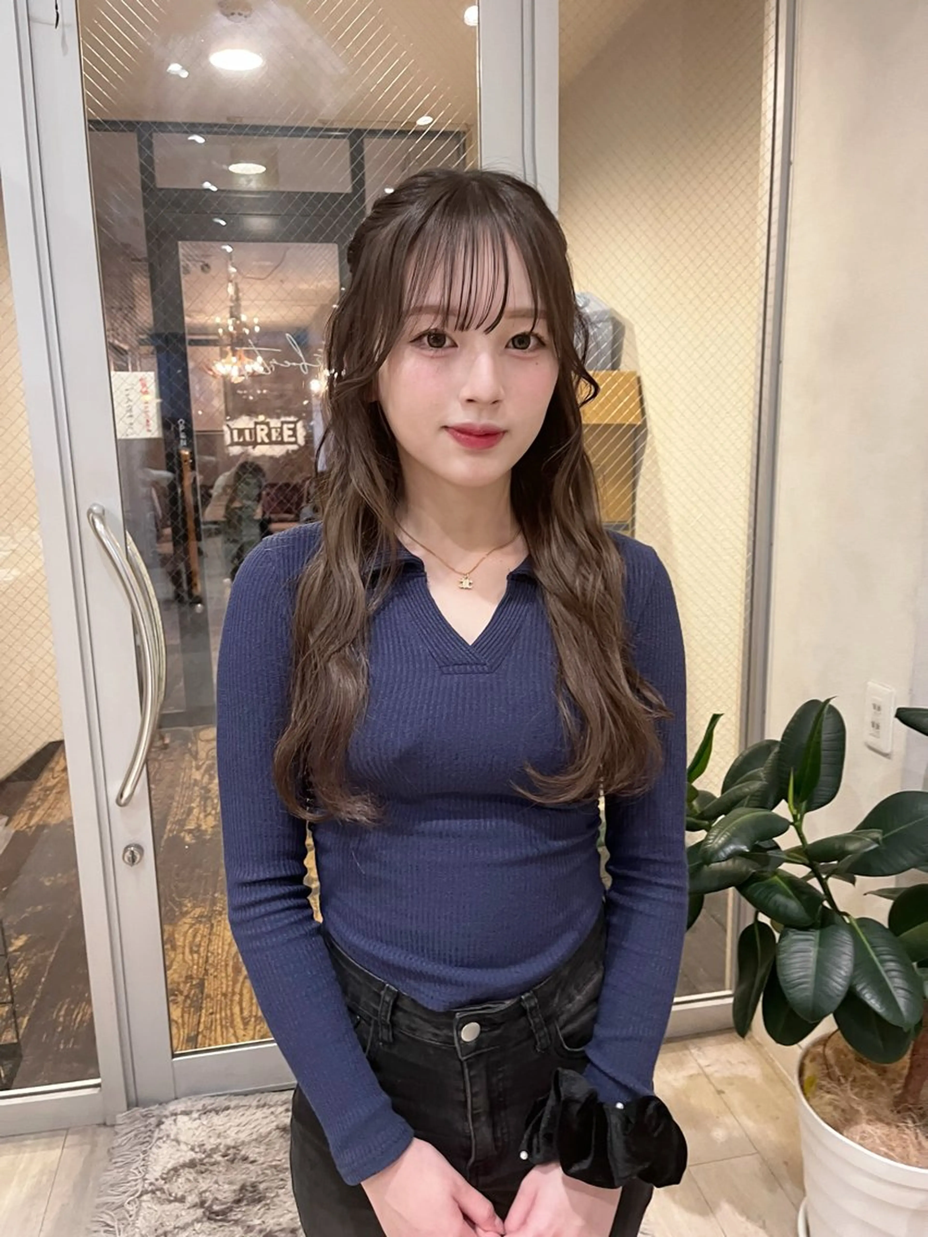 ロング ヘアセット nakahara madokaのヘアスタイル