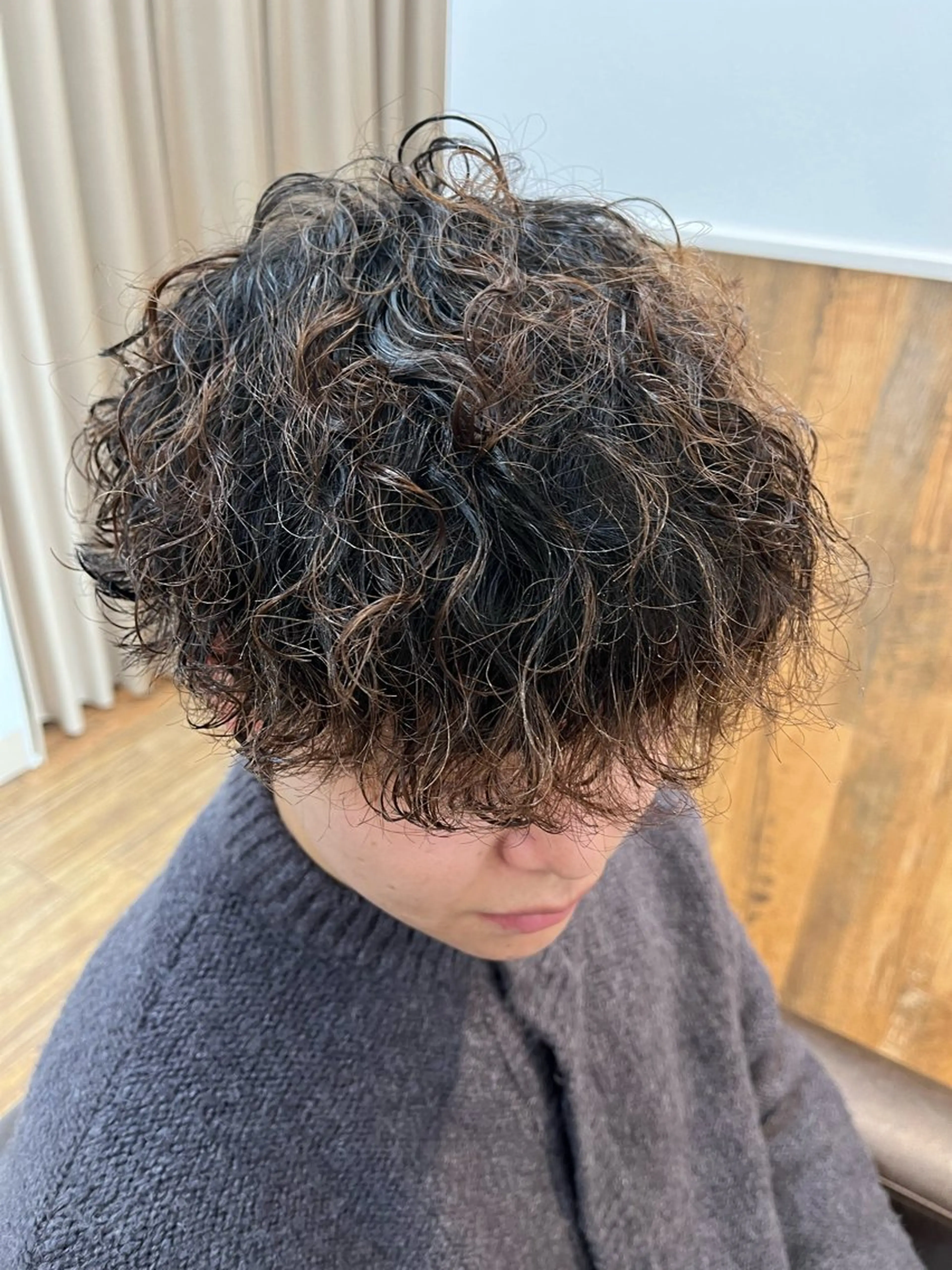 メンズ カット パーマ 鬼松沙弥 ❤︎メンズパーマのヘアスタイル