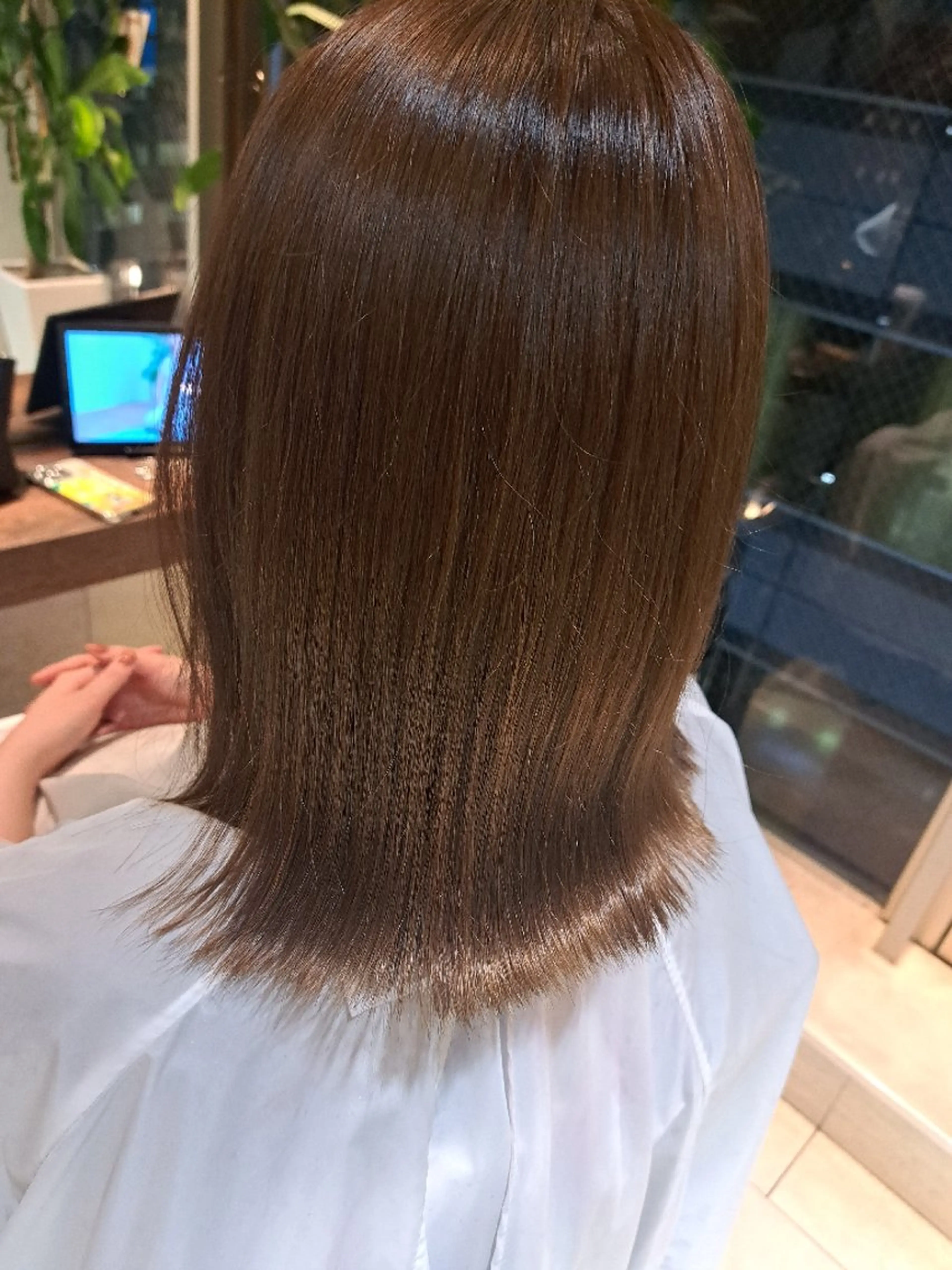 ミディアム カラー ベージュカラー 透明感カラー カットモデル募集❣️ 池袋💇Annaのヘアスタイル