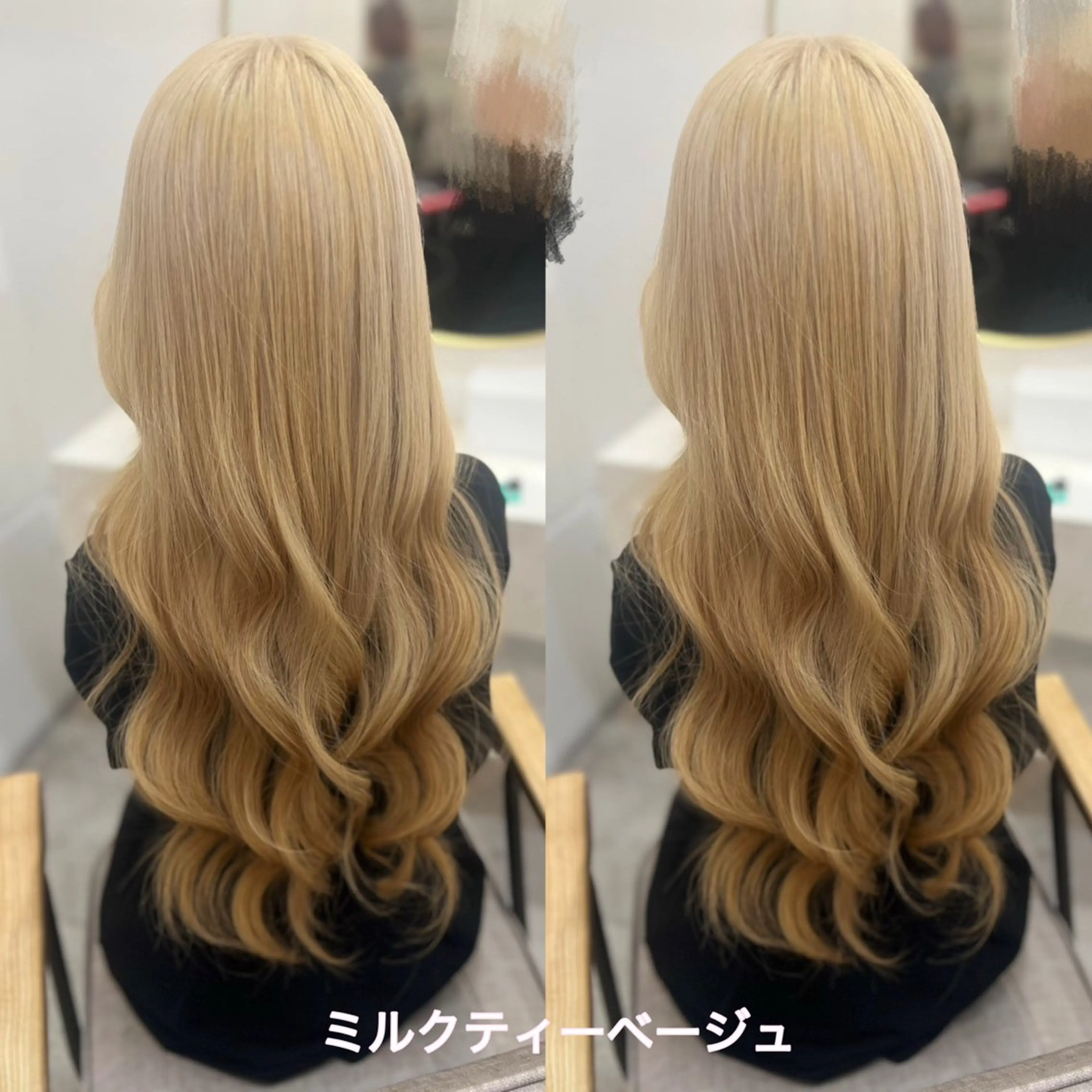 ロング ヘアカラー トリートメント lovis🧸ゆうあ 🧸/透明感カラーのヘアスタイル