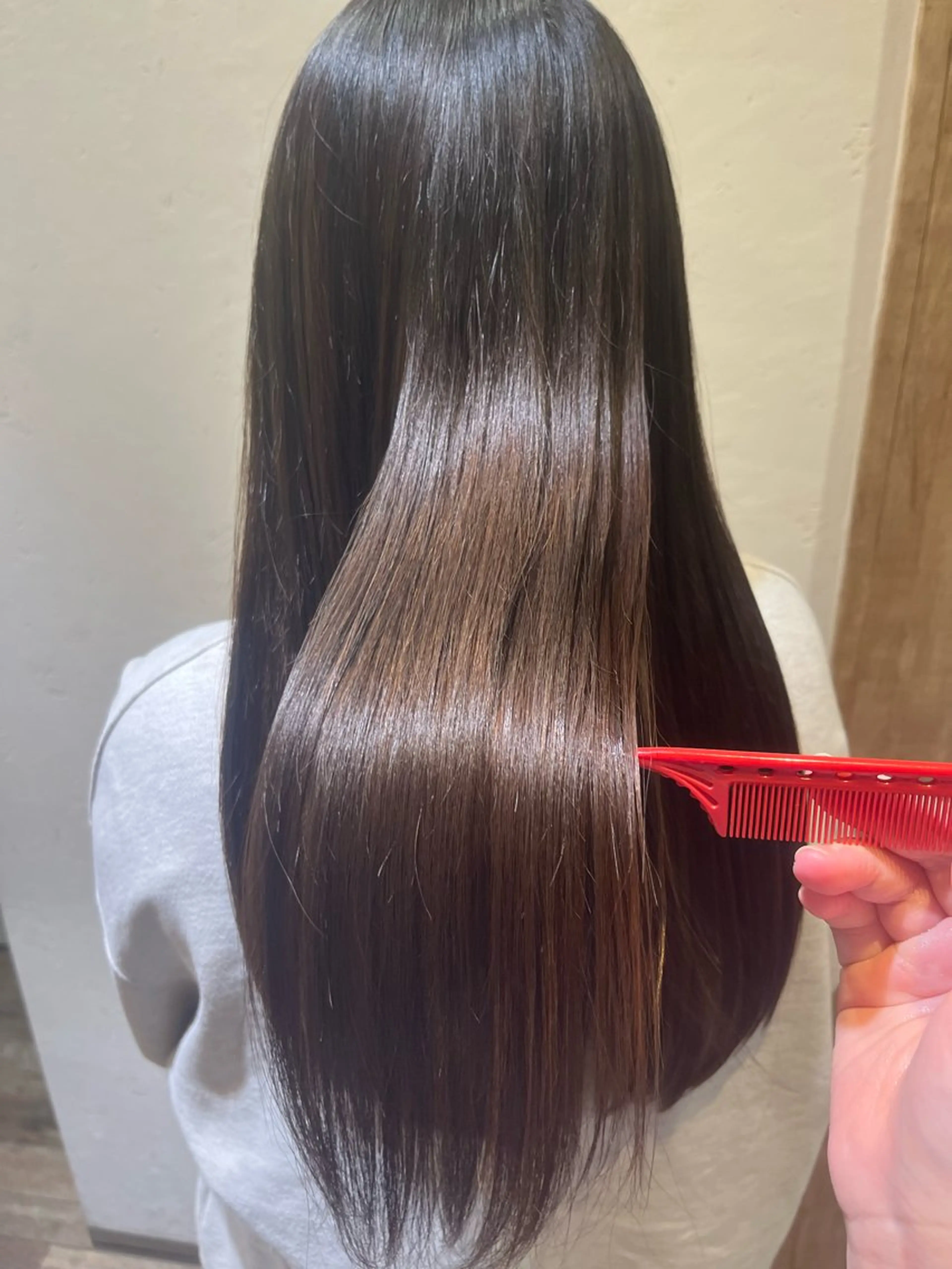 セミロング カット トリートメント デビューモデル募集 曳舟FUKUDAのヘアスタイル
