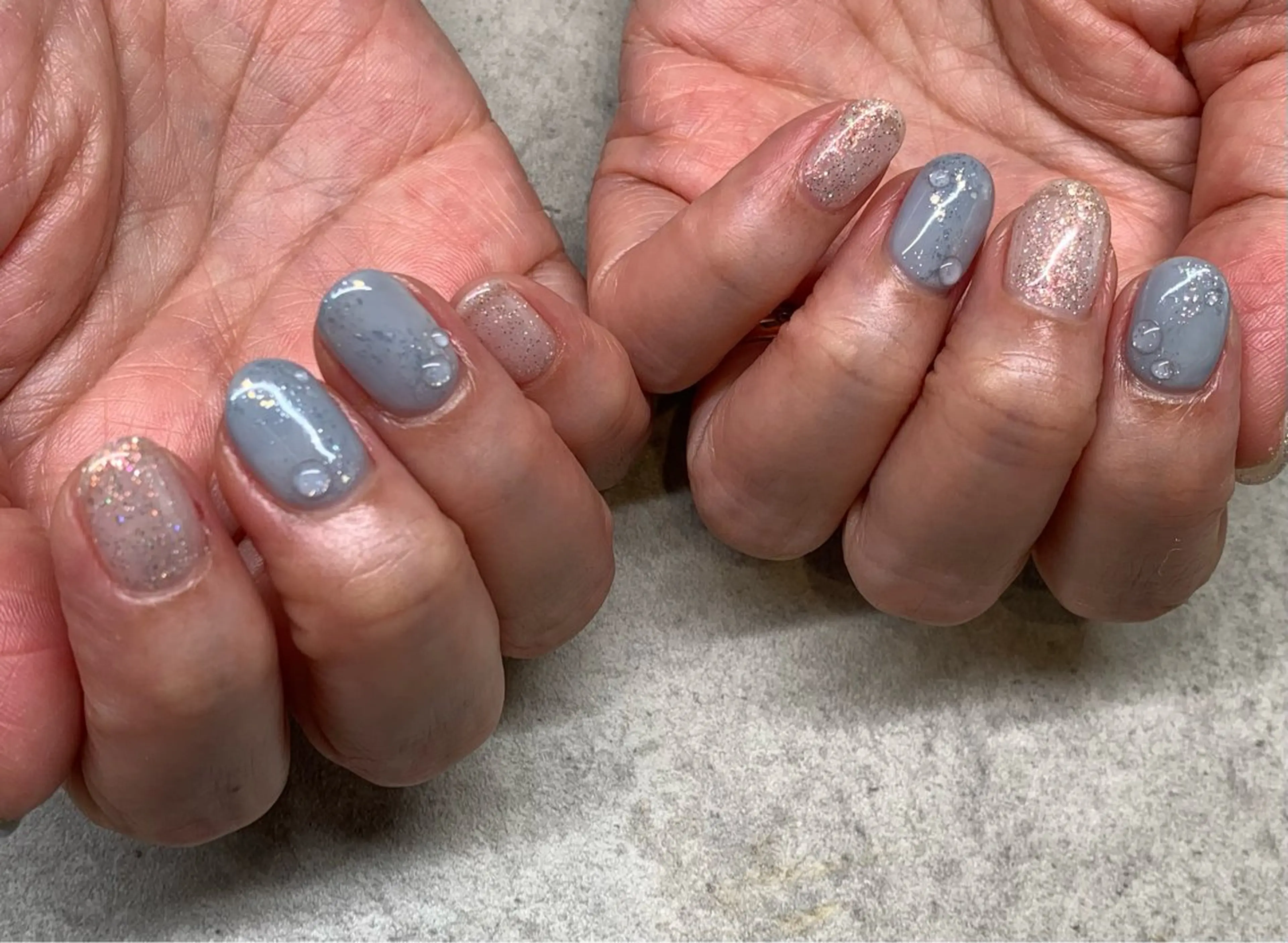 ネイル フラッシュネイル マグネットネイル ニュアンスネイル オフィスネイル シンプルネイル sufu. nail YUKIのネイルデザイン