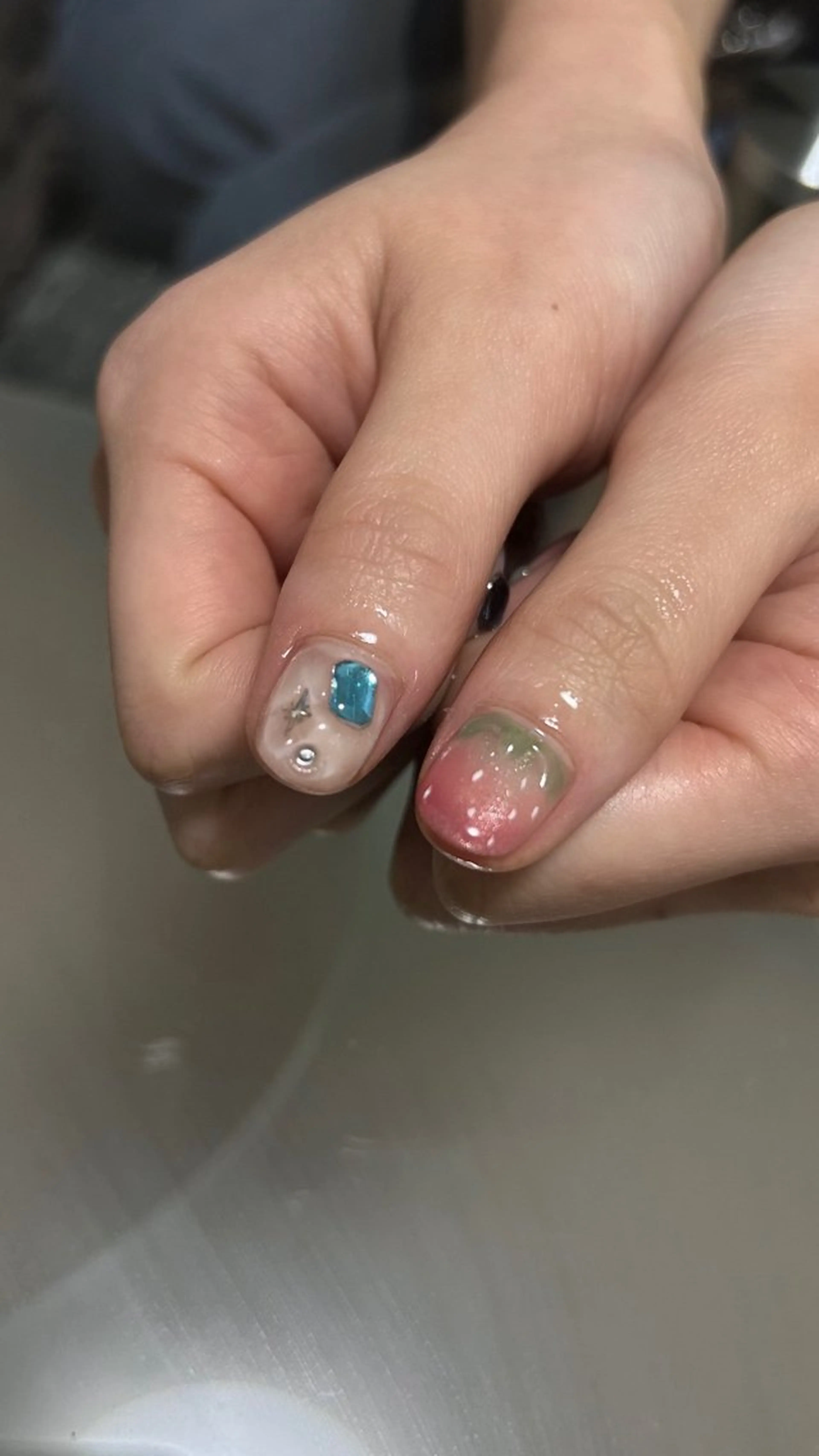 ネイル CLAlR by amulu𓂃✧*｡のネイルデザイン