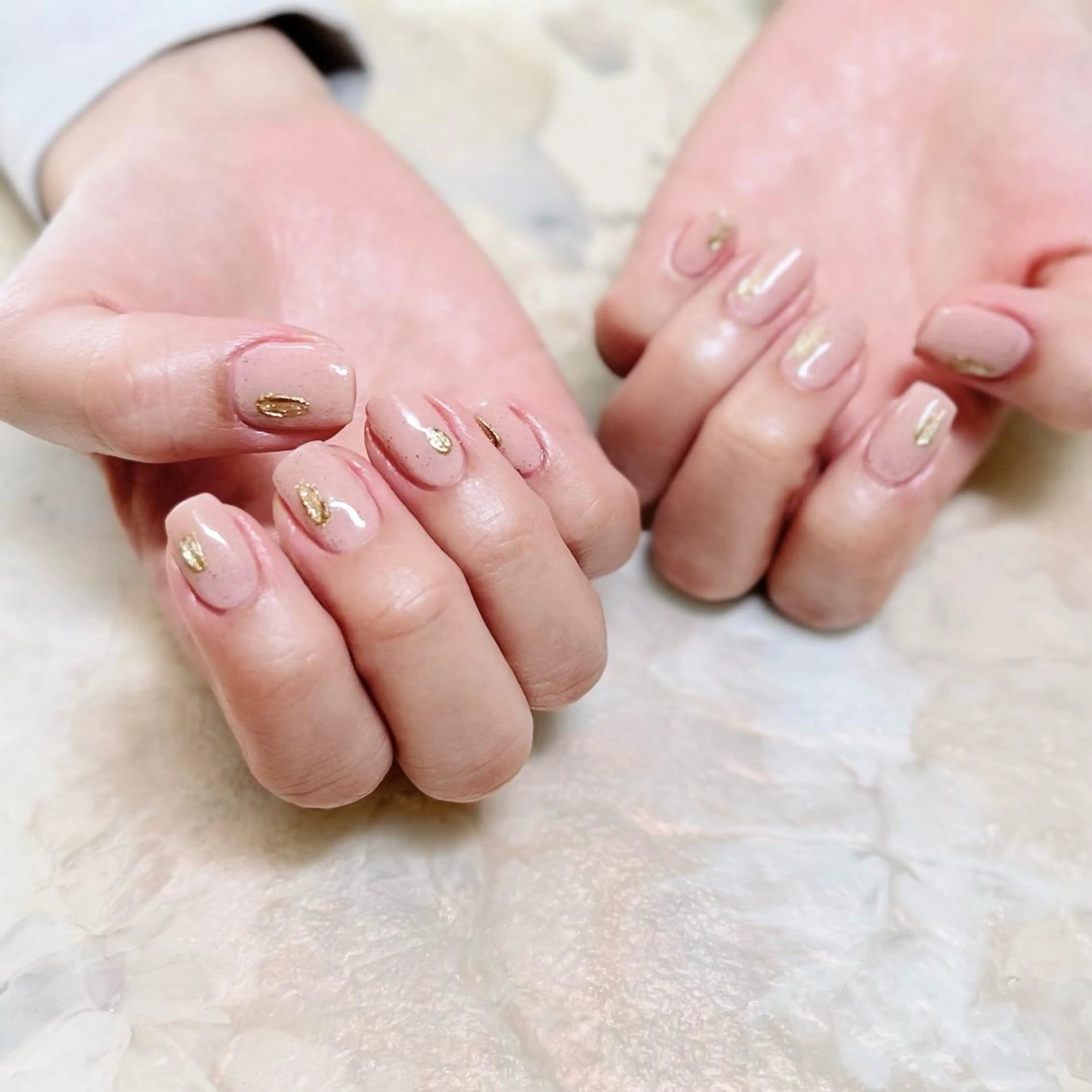 ネイル マグネットネイル ニュアンスネイル ショートネイル gemickle nailのネイルデザイン