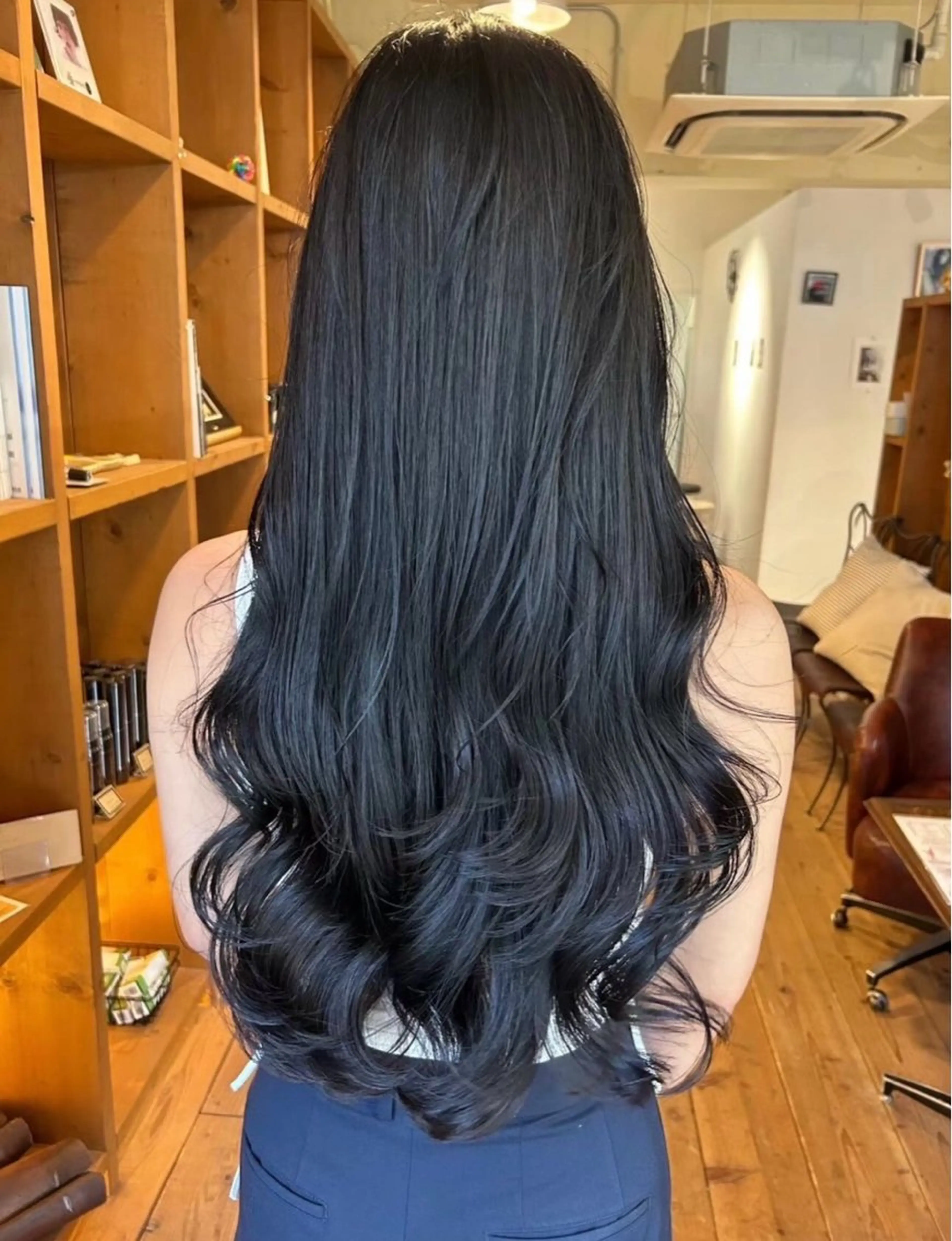 ロング パーマ デジタルパーマ カット パーマ BELO/ yuzuのヘアスタイル