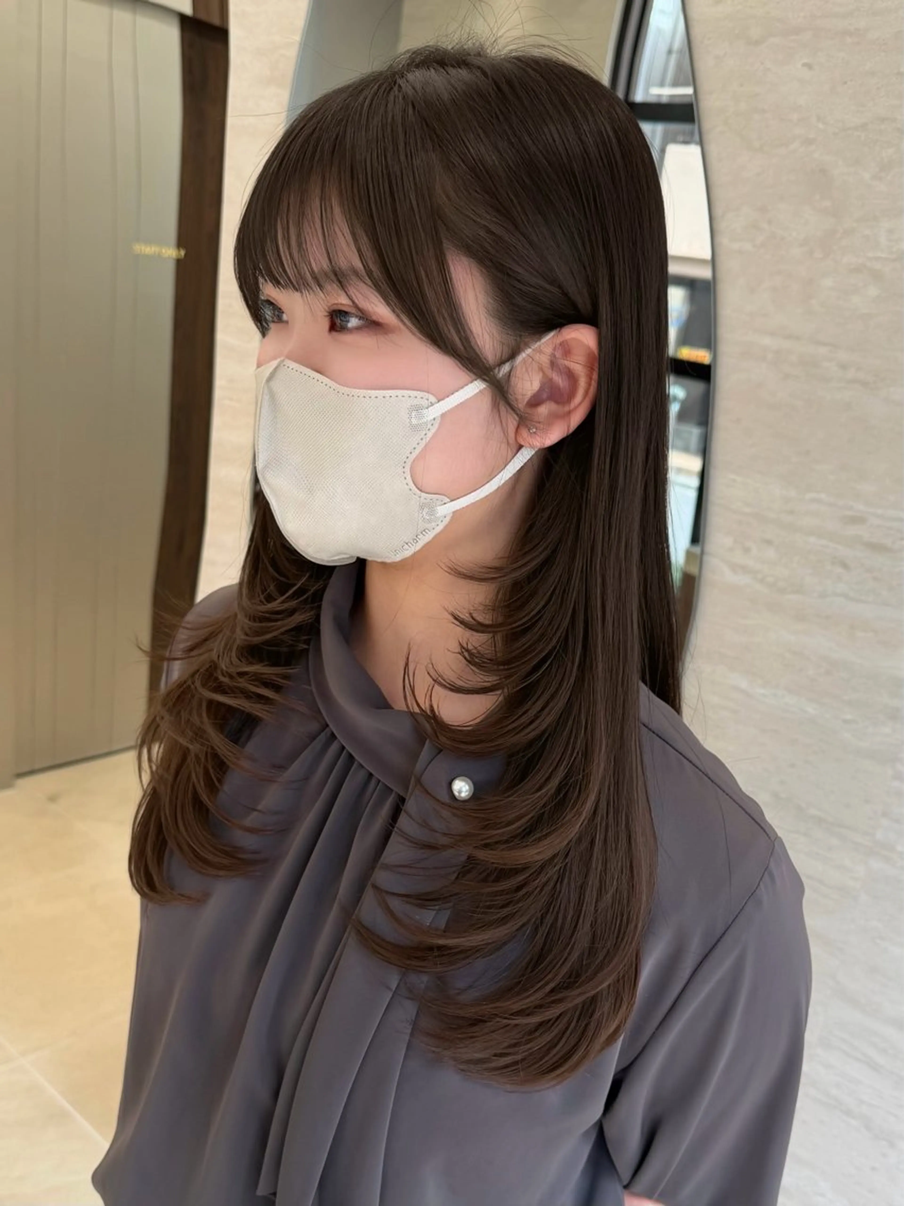 ミディアム PULSE ASAHIのヘアスタイル