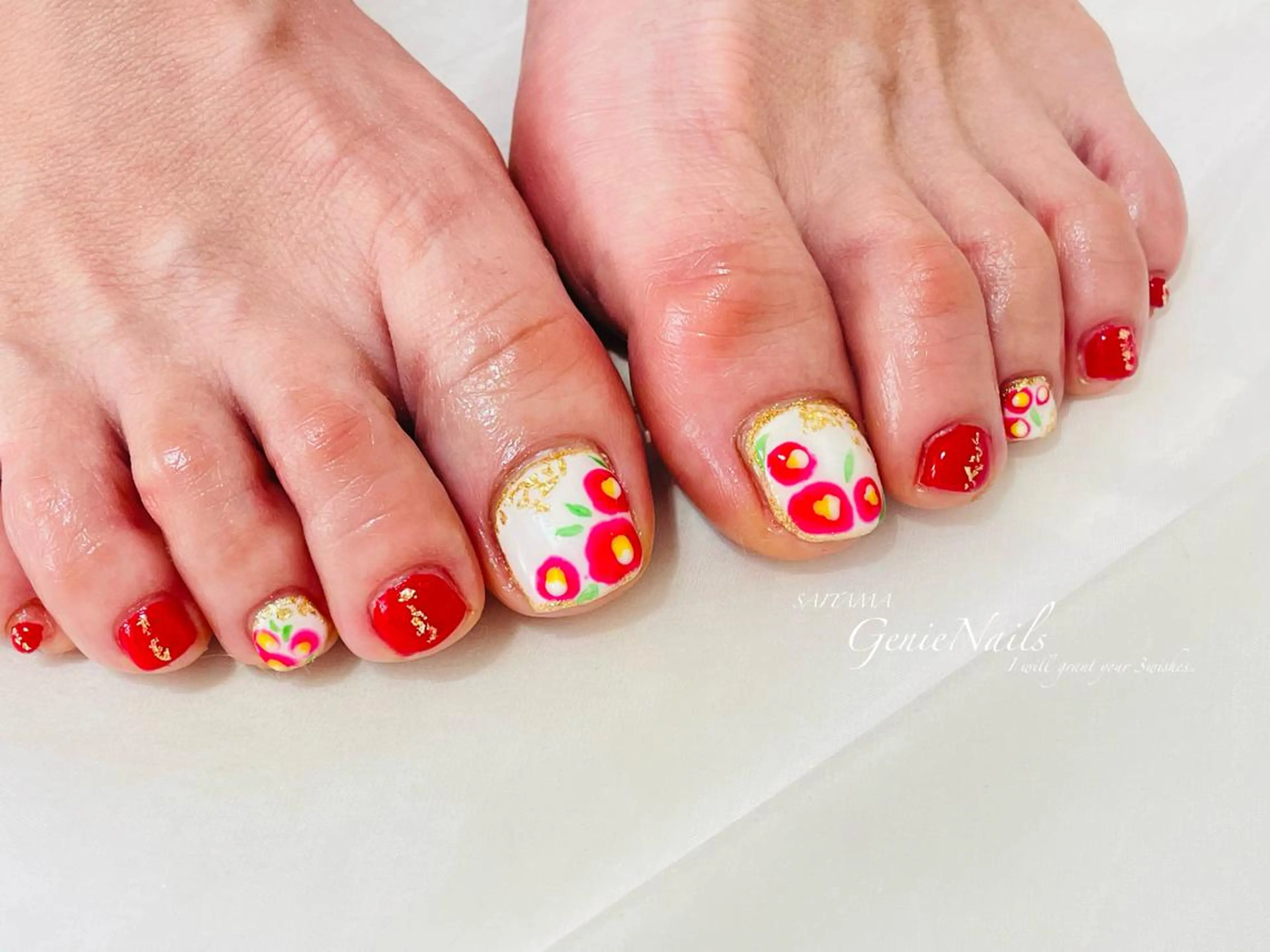 メンズ ネイル 成人式 フットネイル メンズネイル オフィスネイル ショートネイル Genie Nailsのネイルデザイン