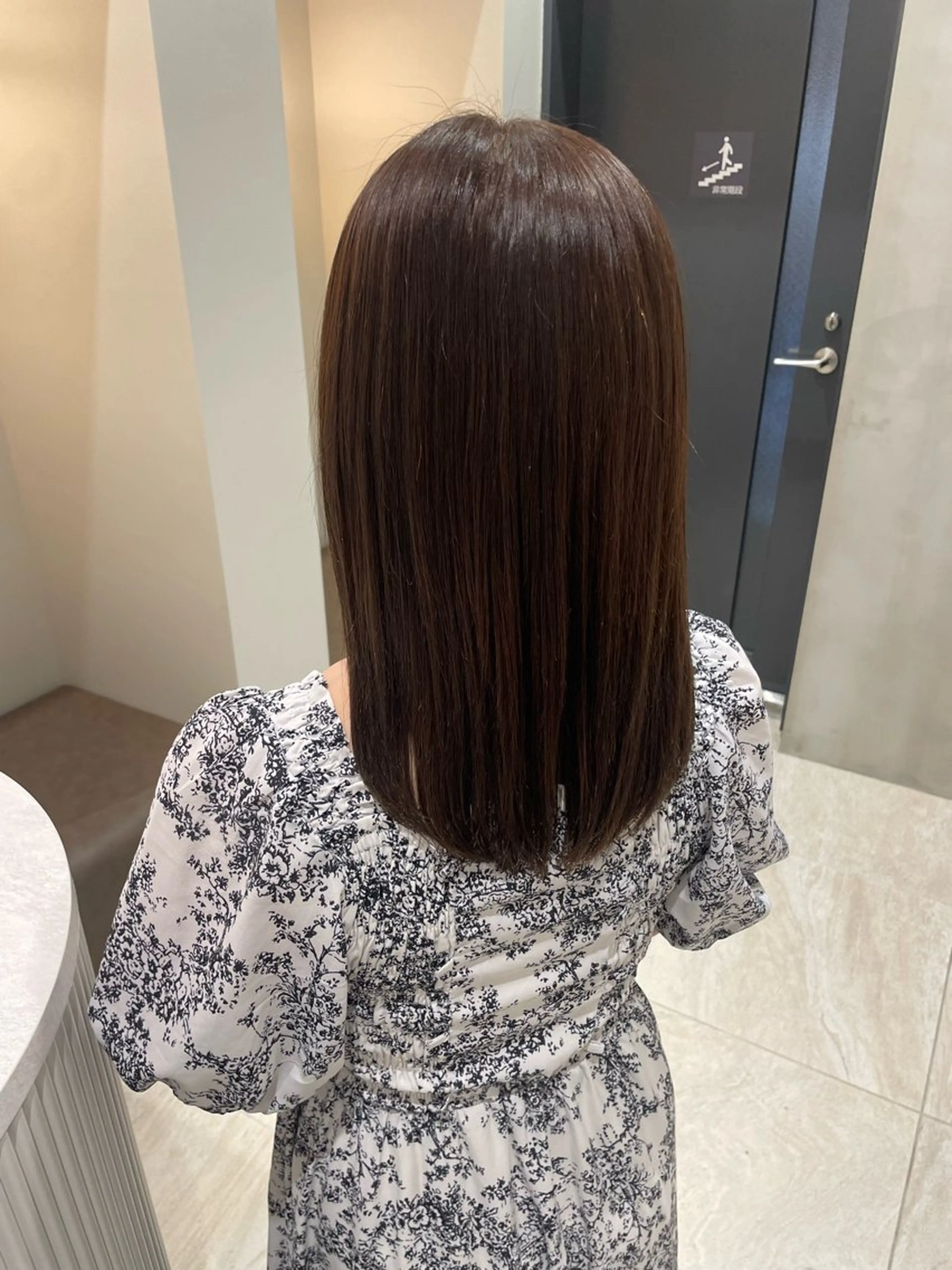 ミディアム 酸性ストレート カット ヘアカラー 縮毛矯正 女性リピ90%🍨 🩷佐藤みずきのヘアスタイル